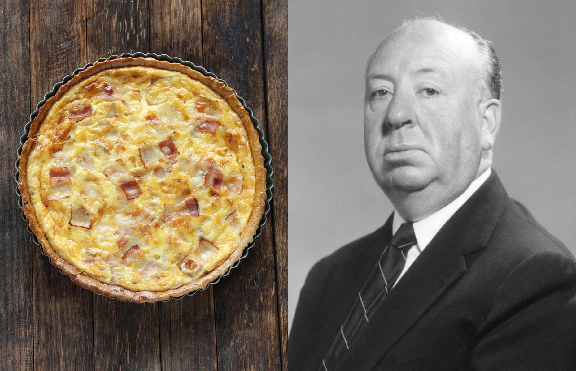 Alfred Hitchcock’s Quiche Lorraine recipe