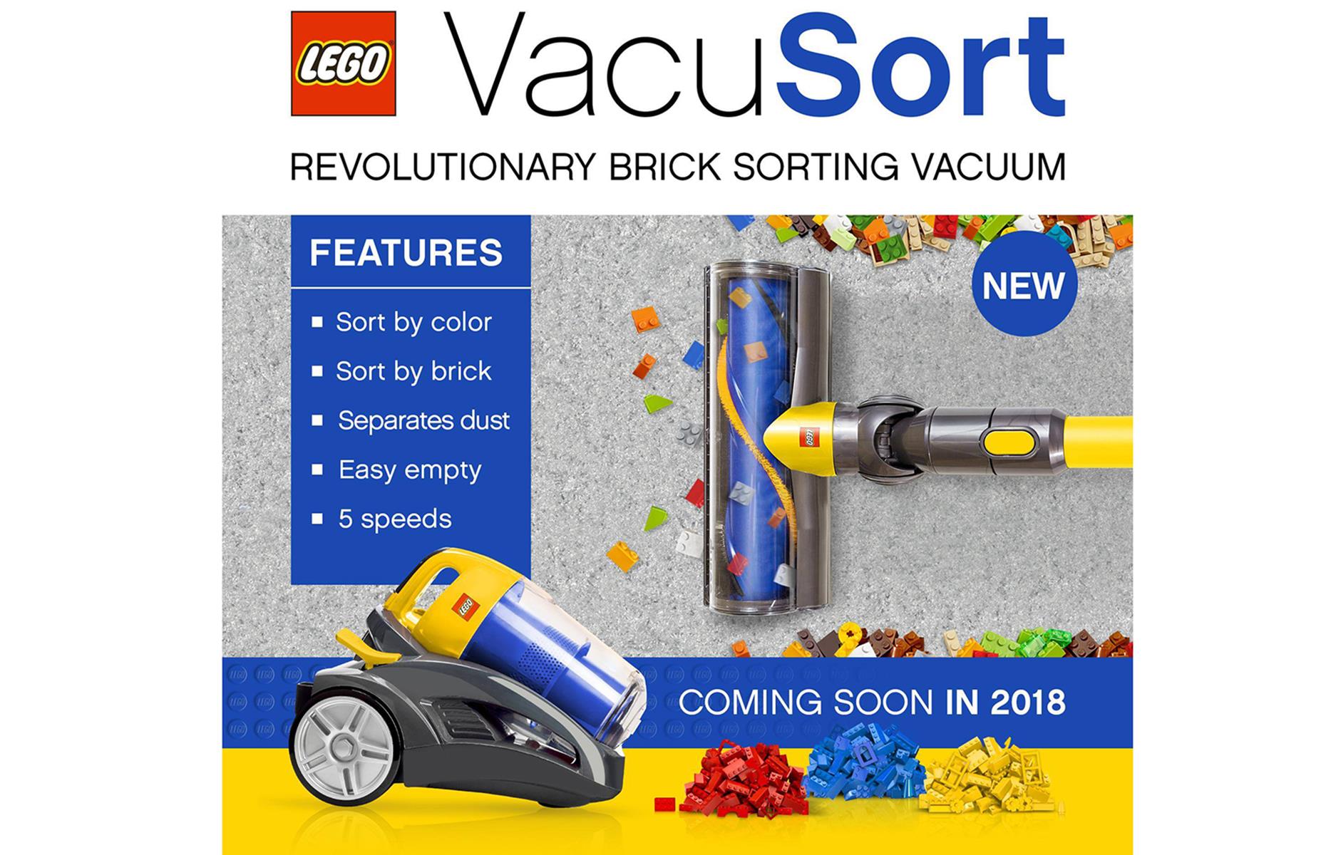 Lego invents a vacuum to fix every parent's nightmare