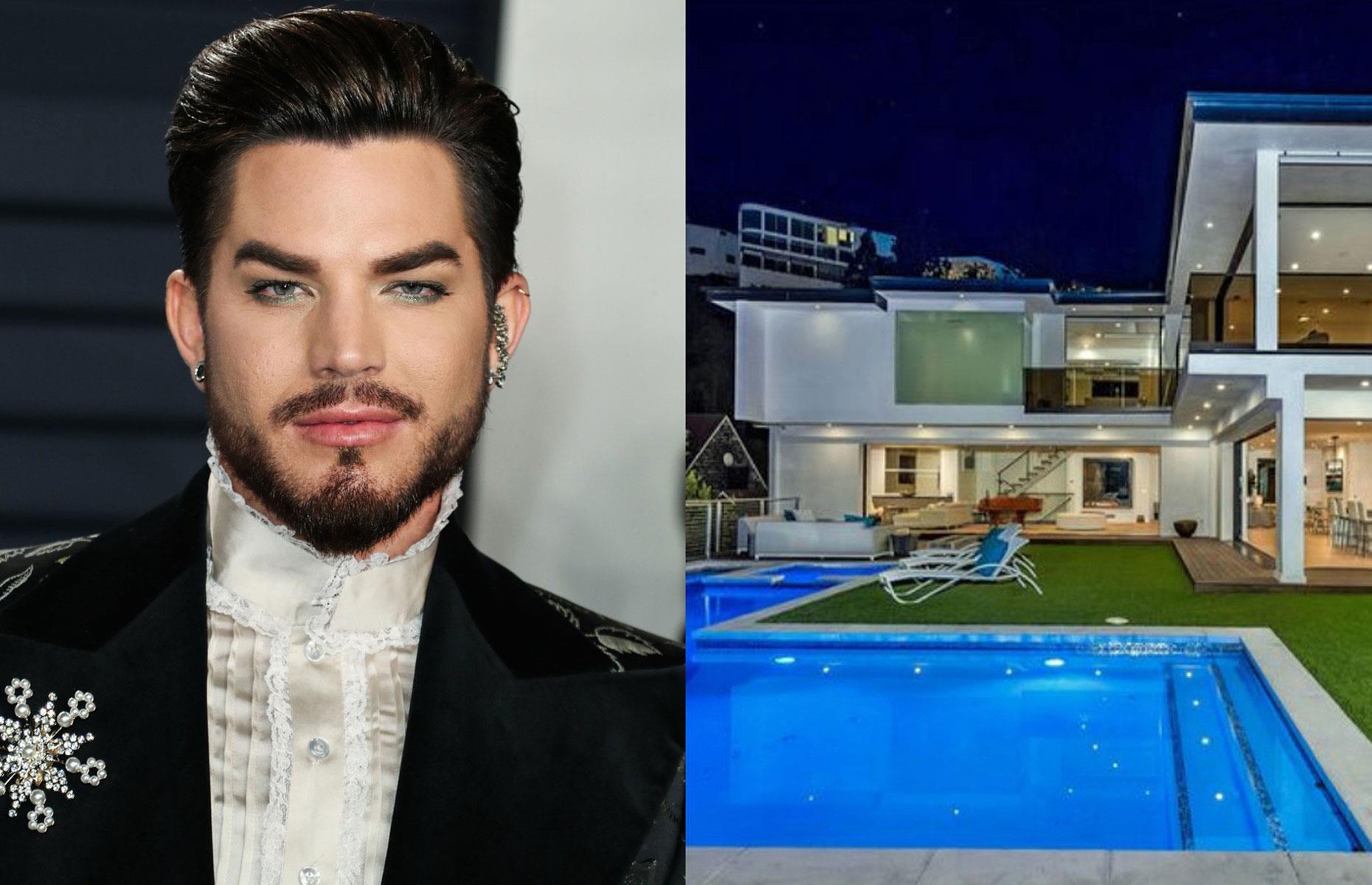 Adam Lambert's contemporary crib, California, USA