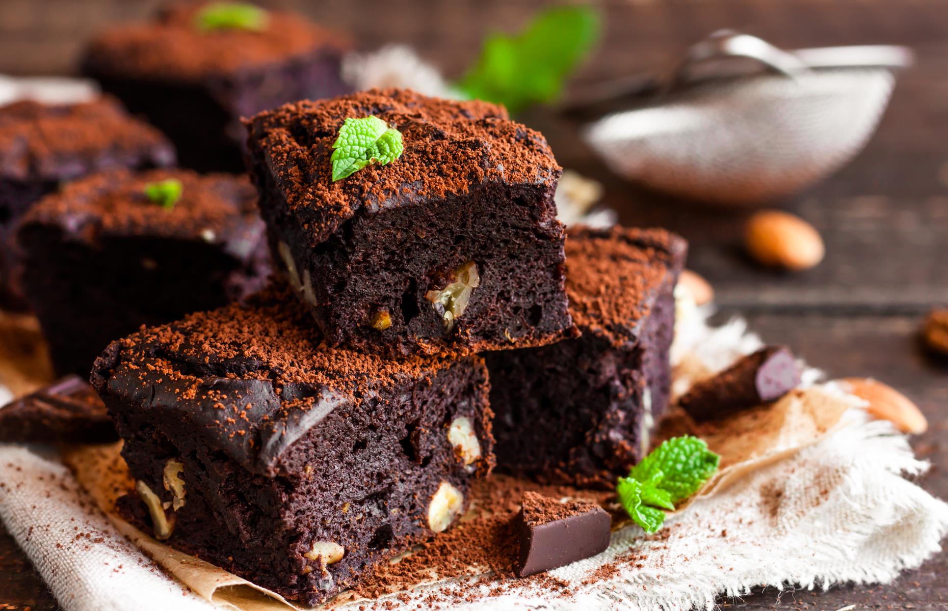 Vegan chocolate brownies
