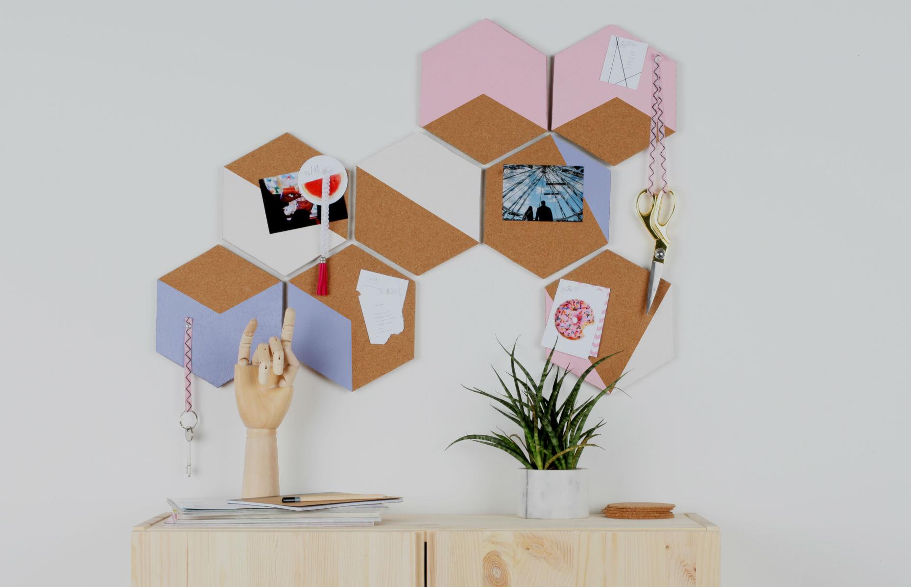 Corkboard wall art