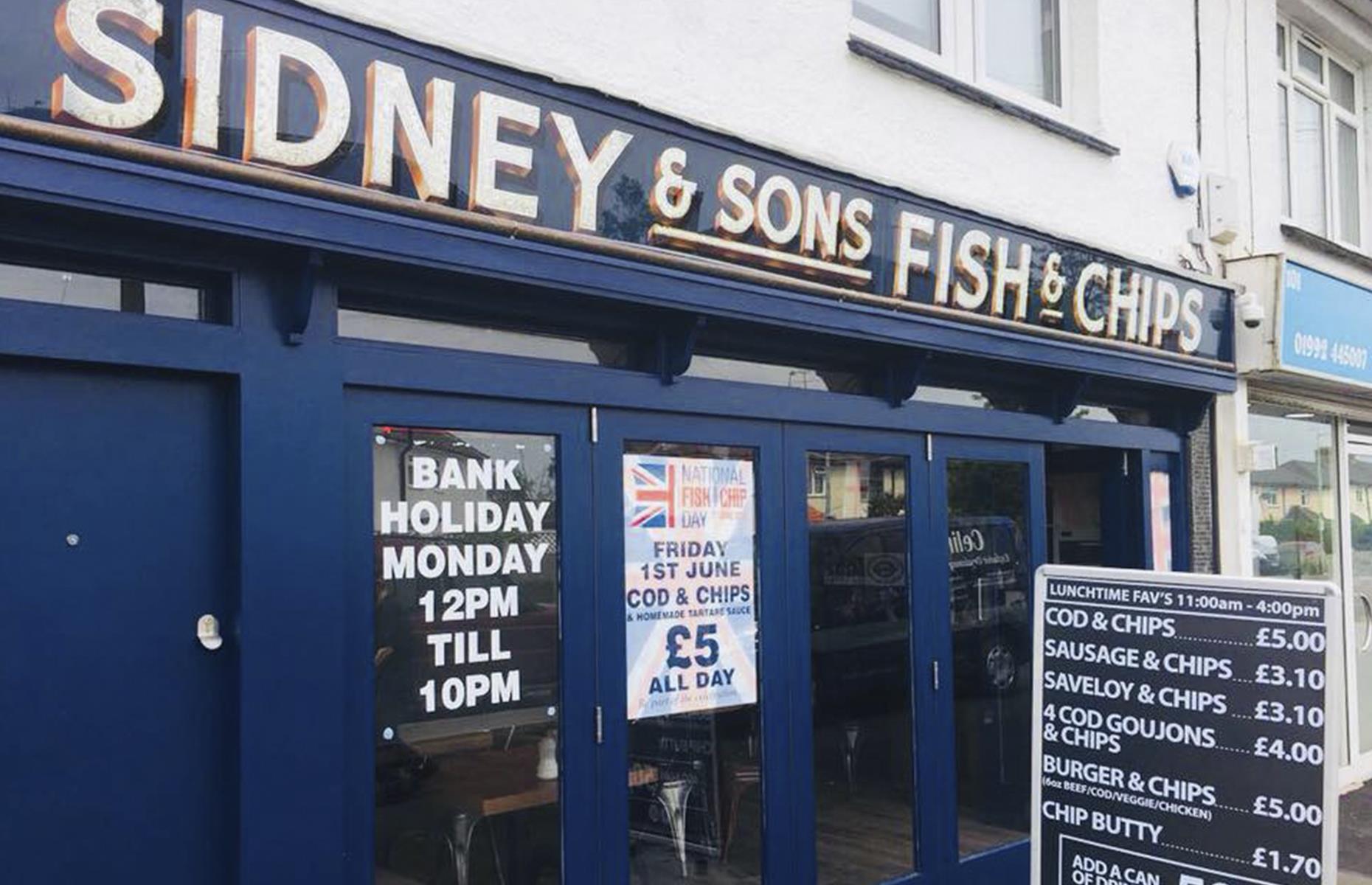 Sidney and Sons Fish and Chips, Hertfordshire