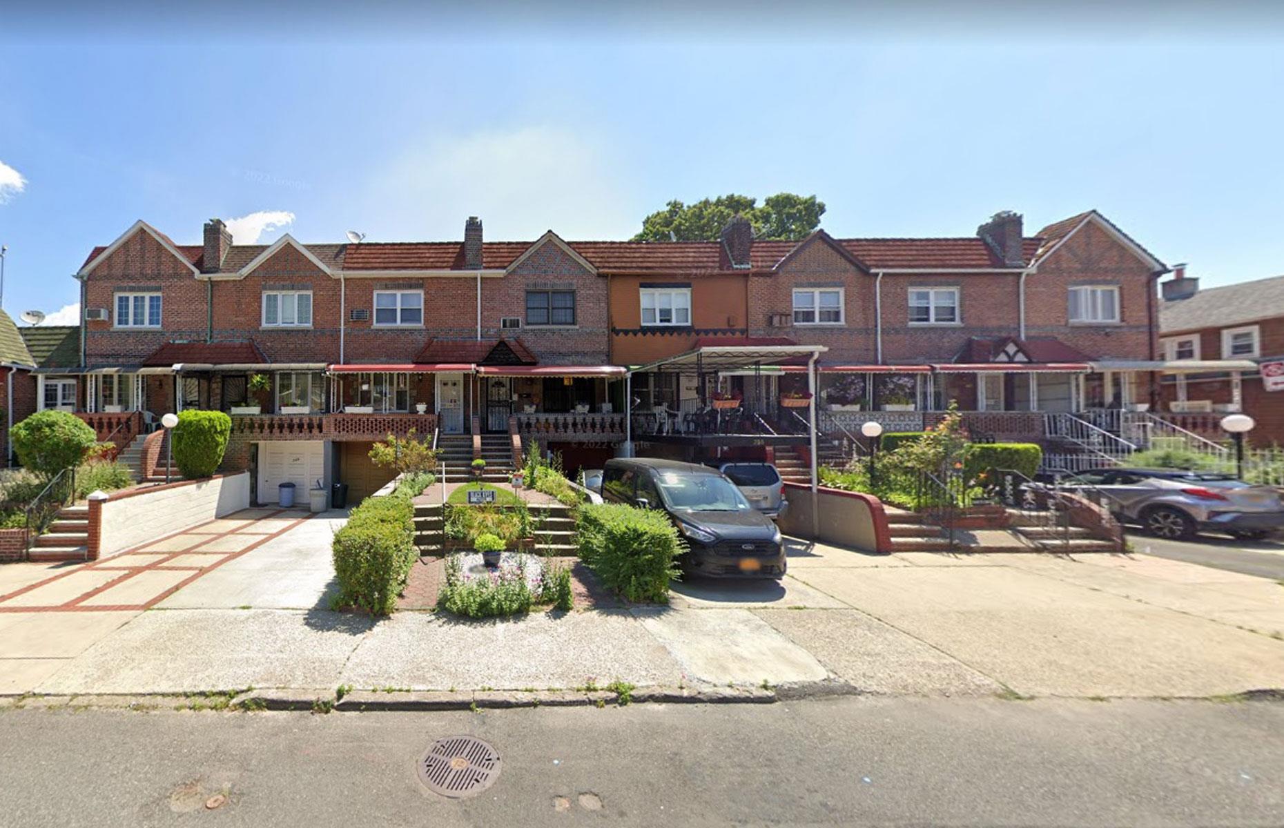 Fred Trump's signature red-brick Tudor style 