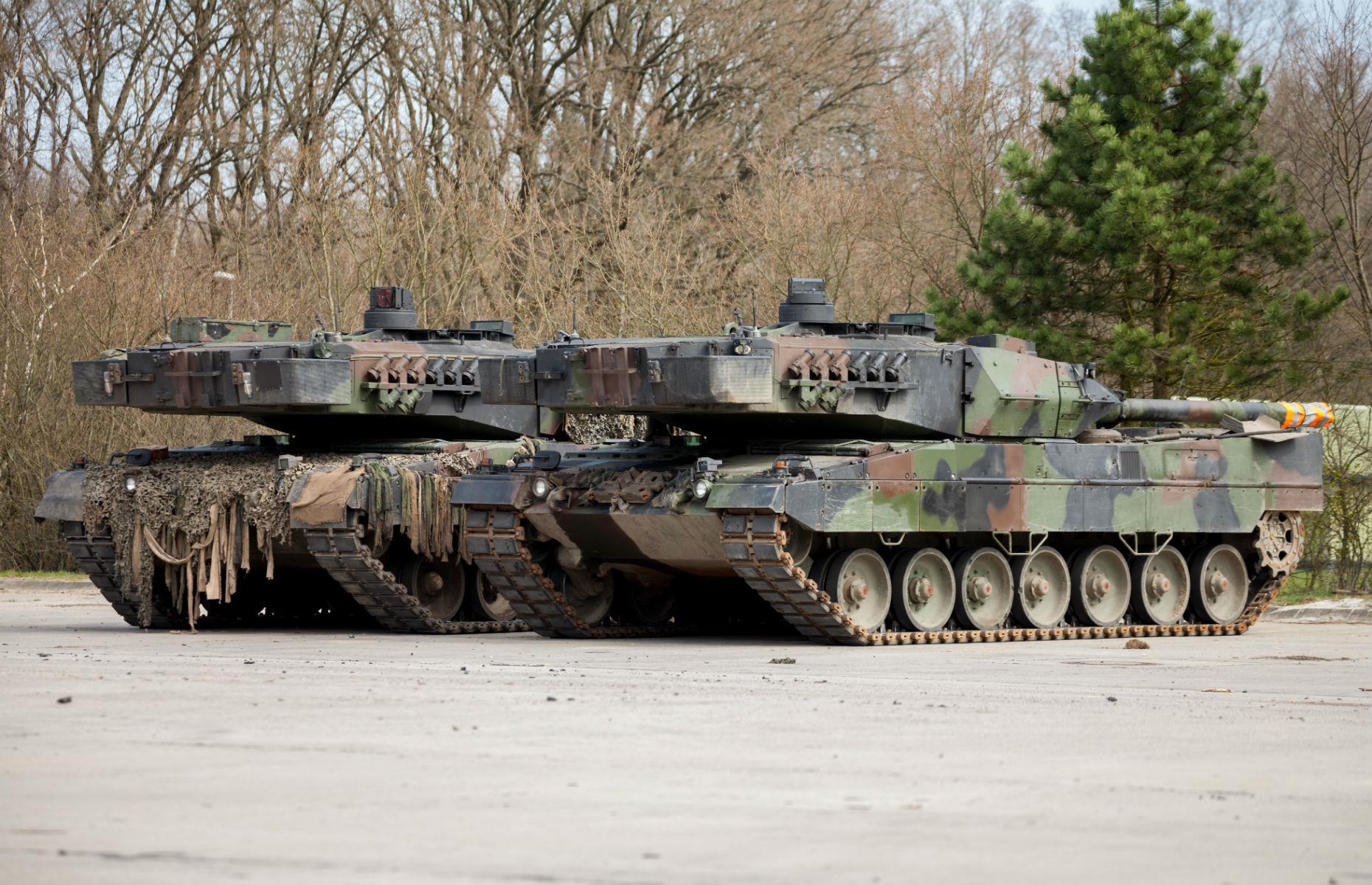 A battle tank