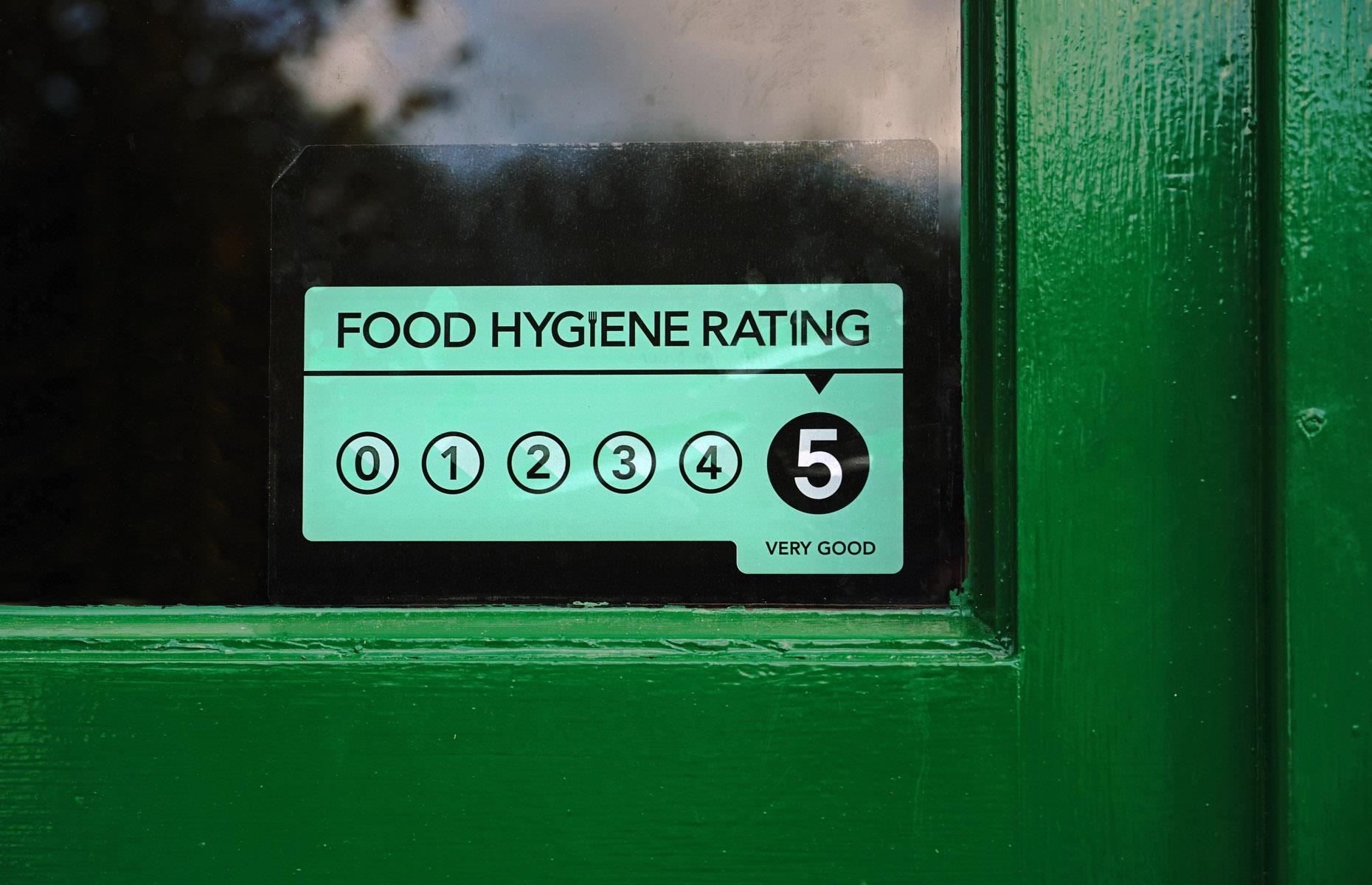 Hygiene ratings for buildings
