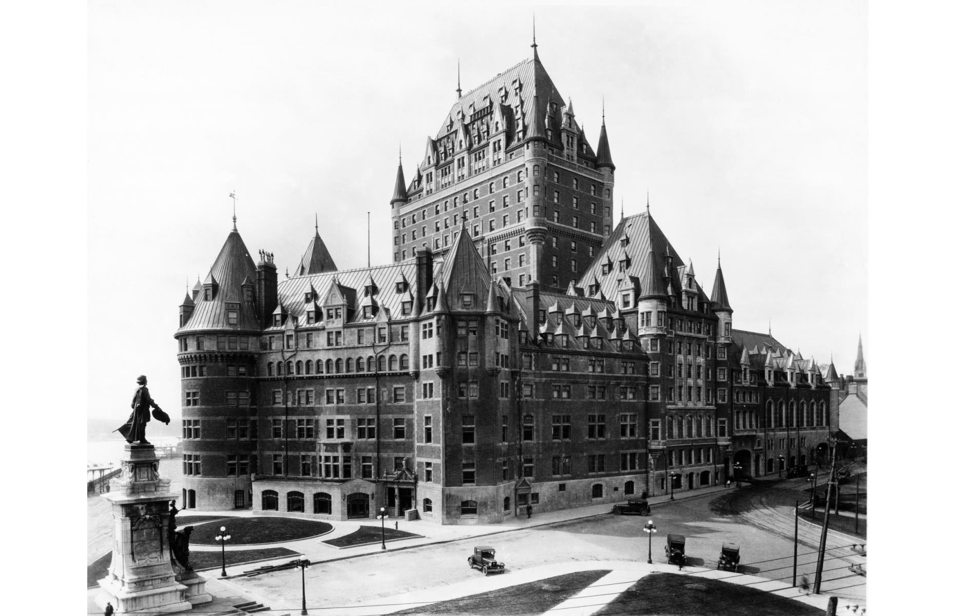 Then: Chateau Frontenac, Quebec City, Quebec