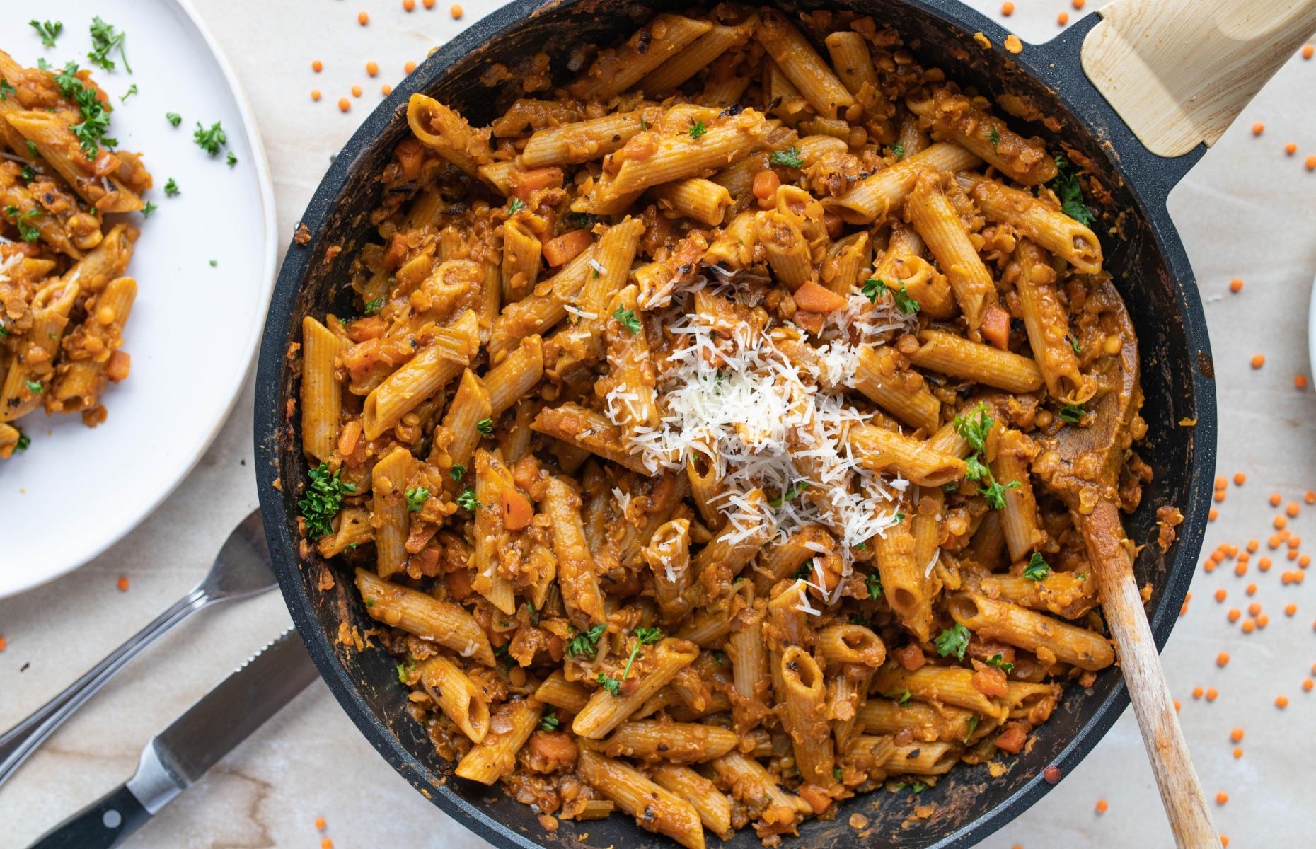 12. Swap minced beef for lentils 