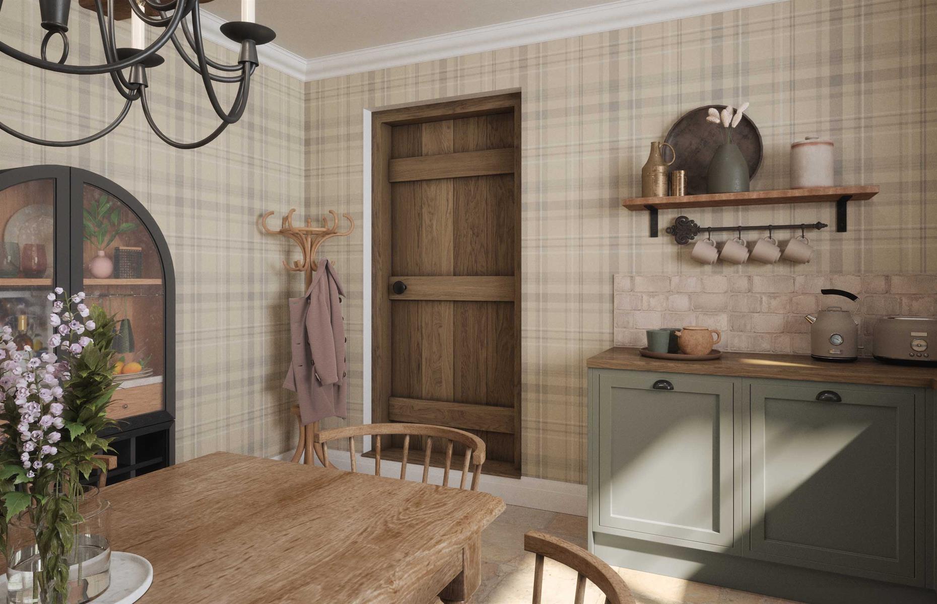 Plaid decor