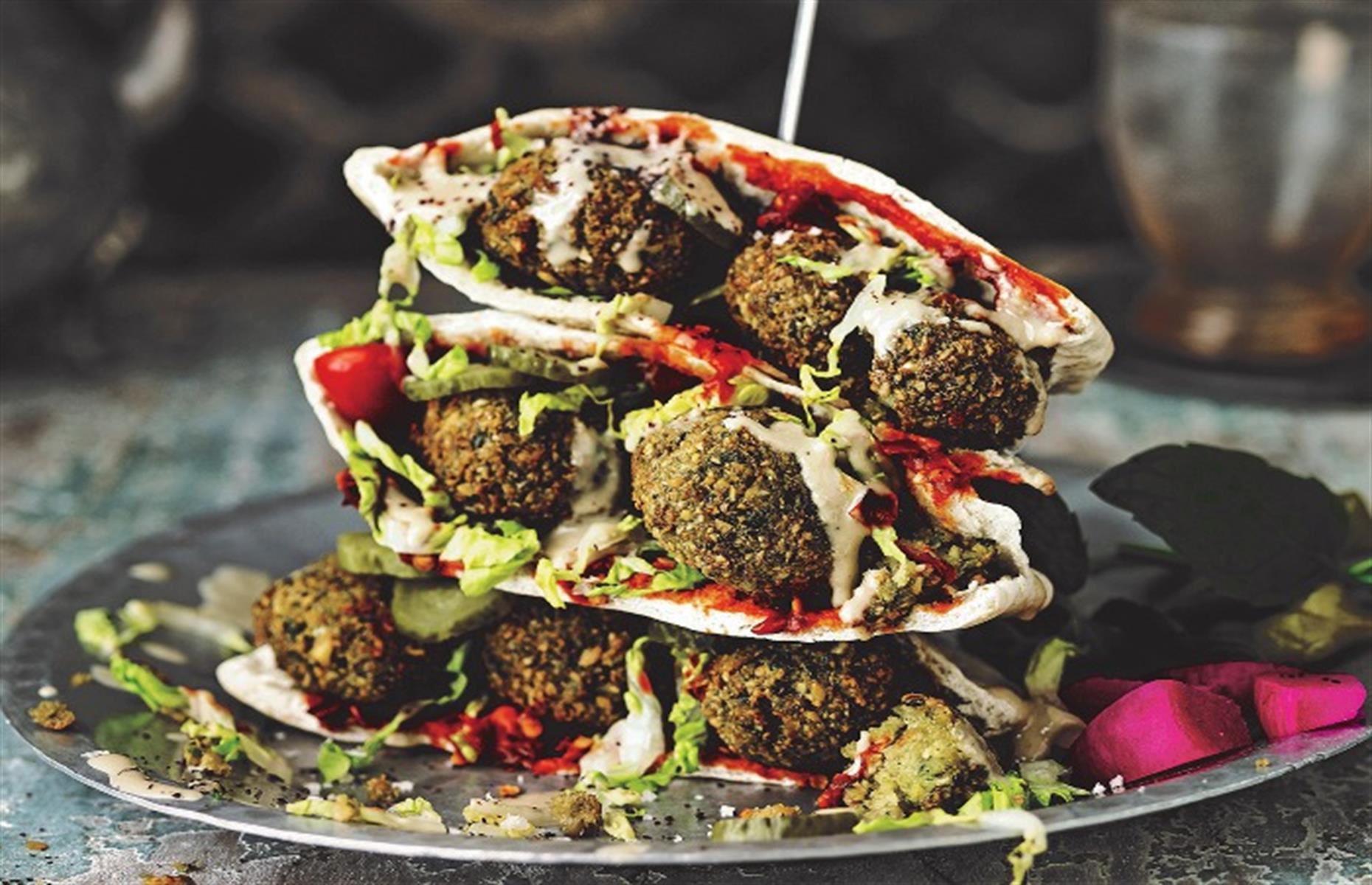 Falafel sandwich