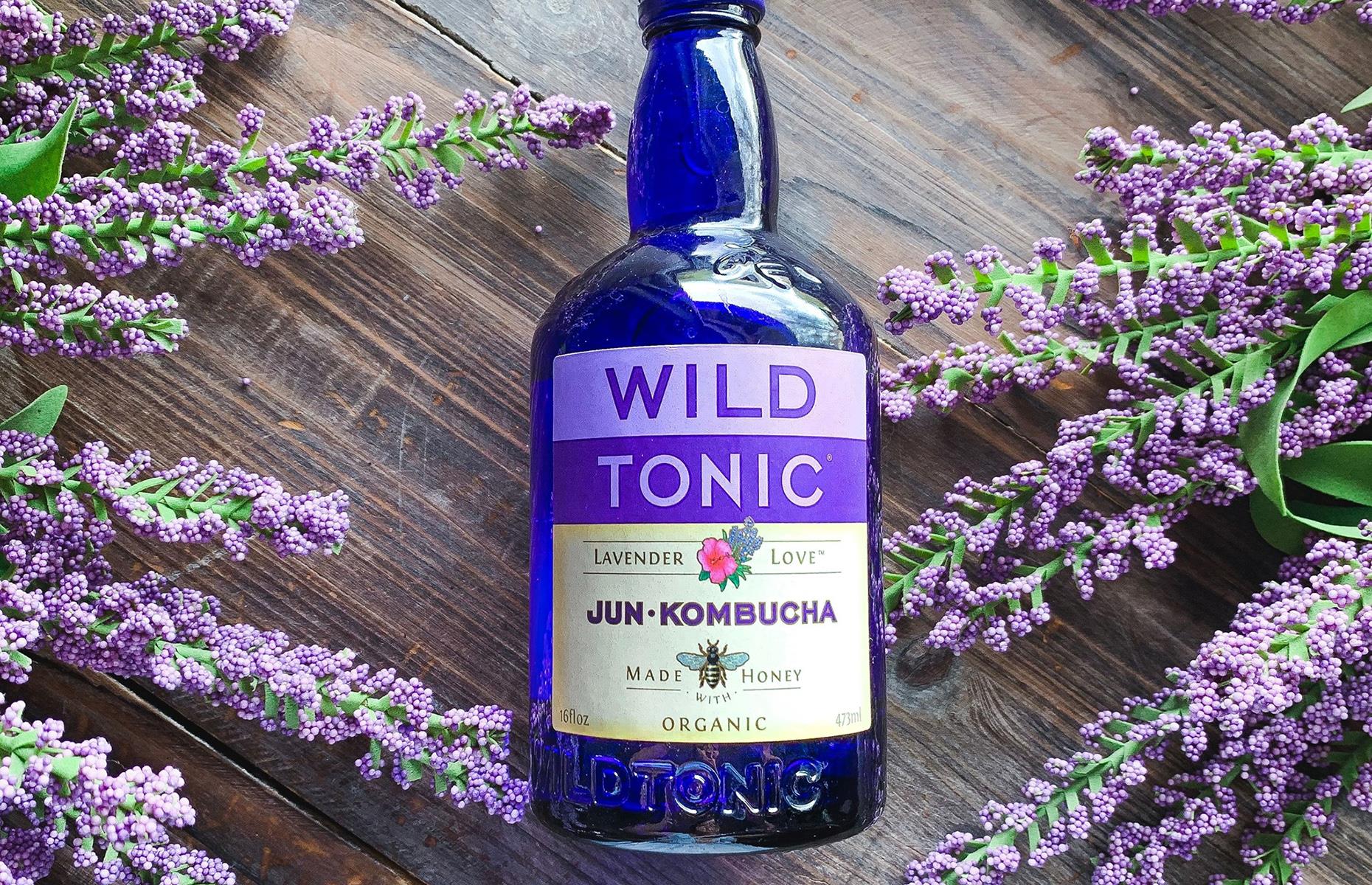 Boozy kombucha