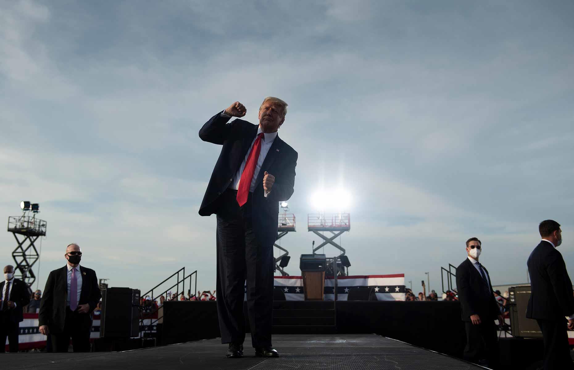 DJ Donald Trump makes his debut