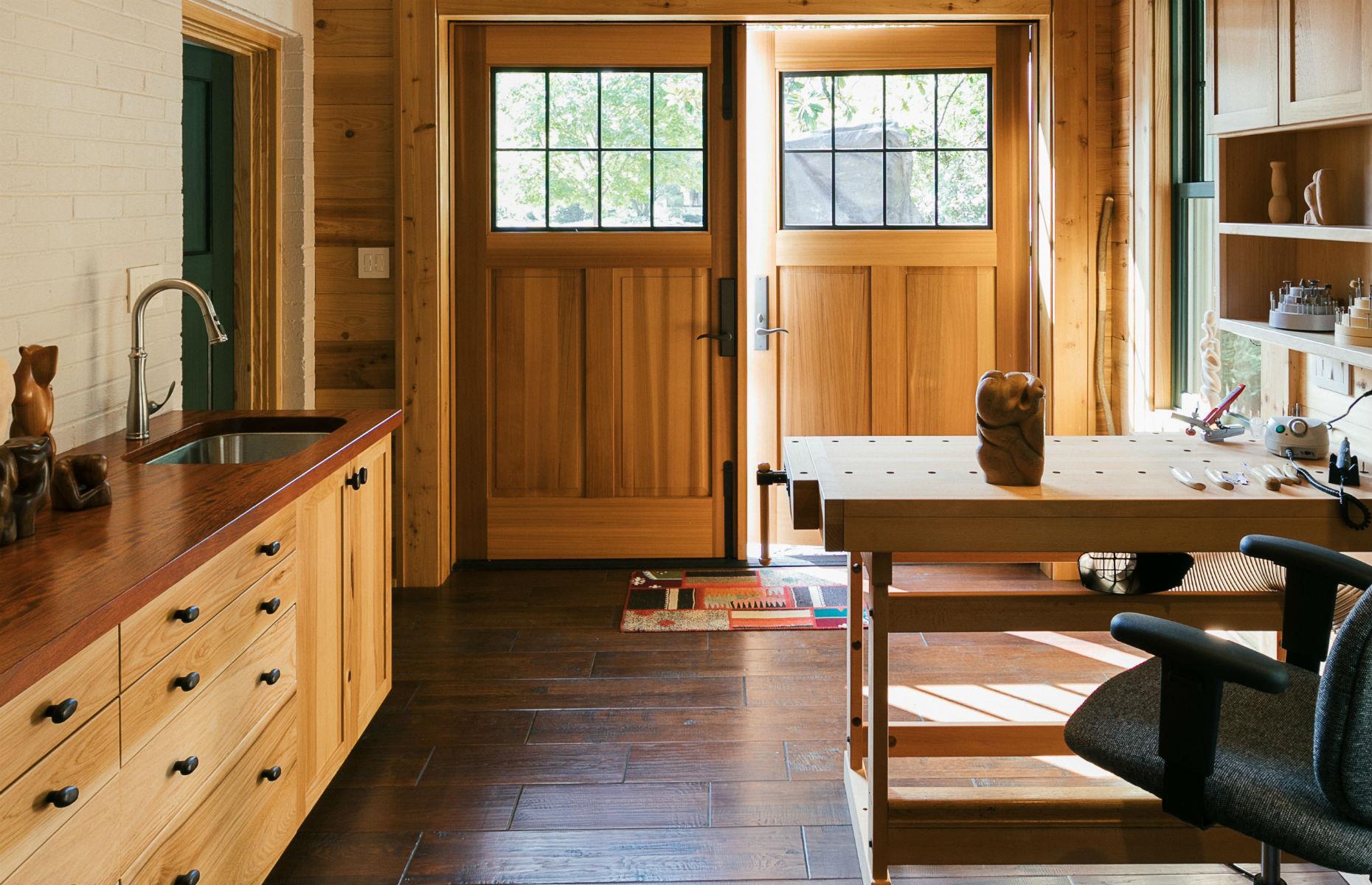 Woodcarving studio