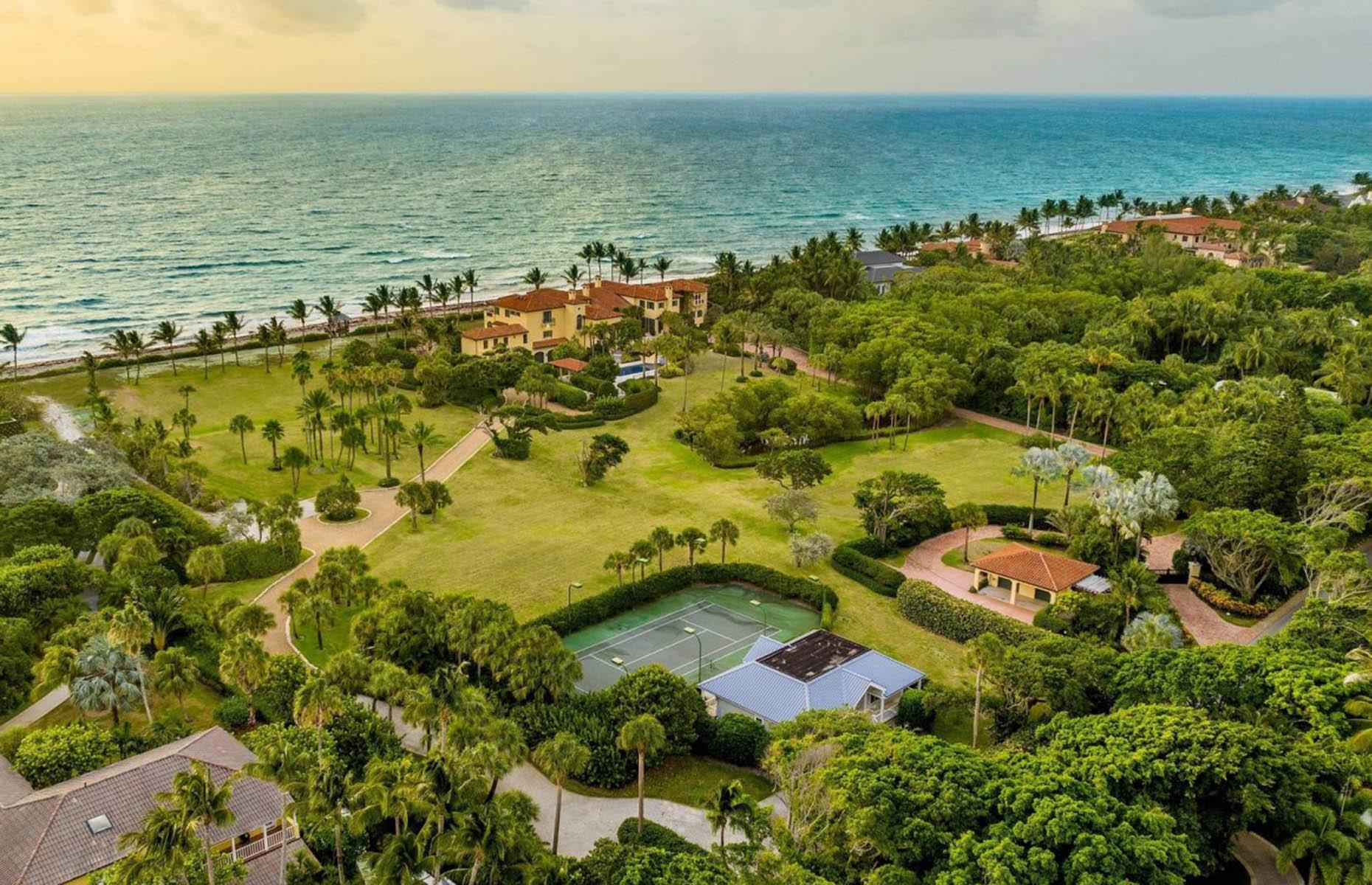 Finca de Larry Ellison en Palm Beach, Florida, EE.UU.