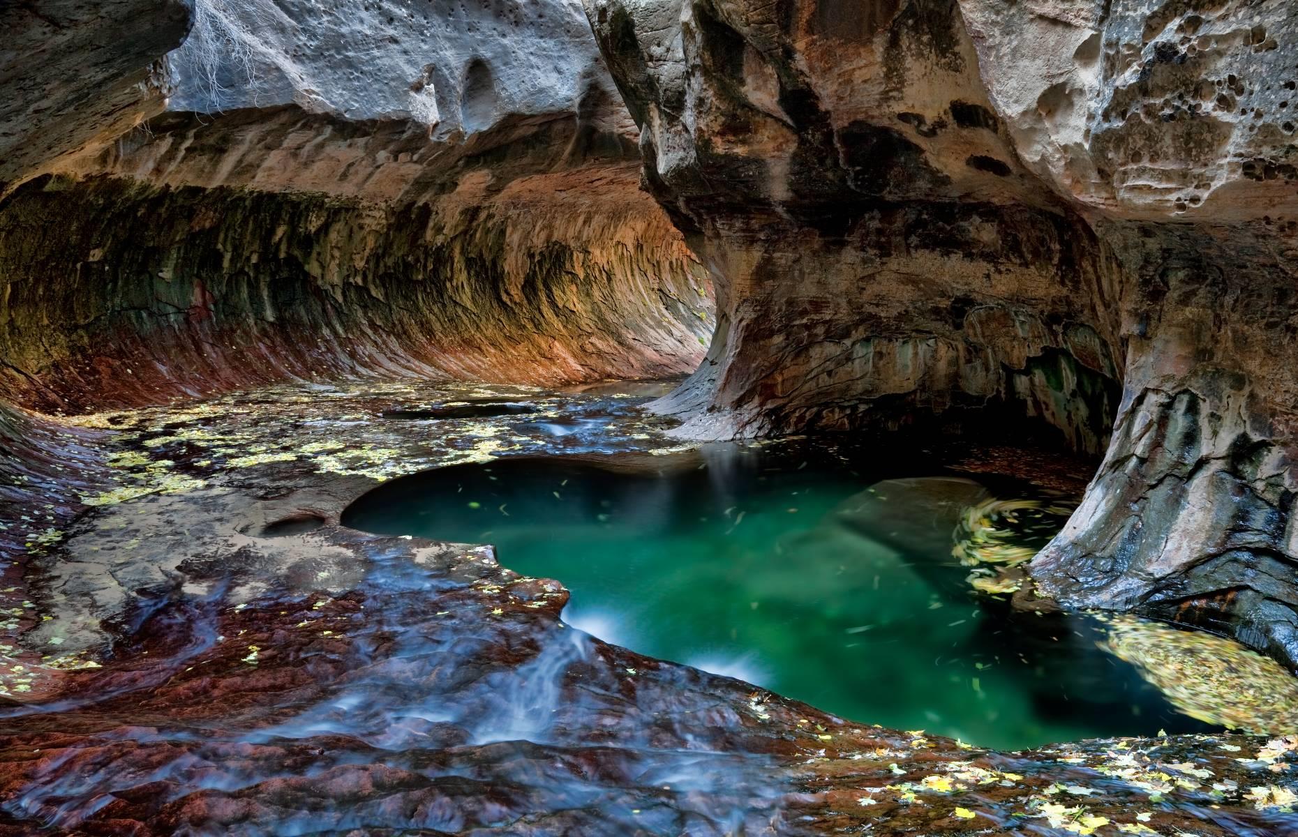 Left Fork (The Subway) of North Creek, Zion National Park, Utah