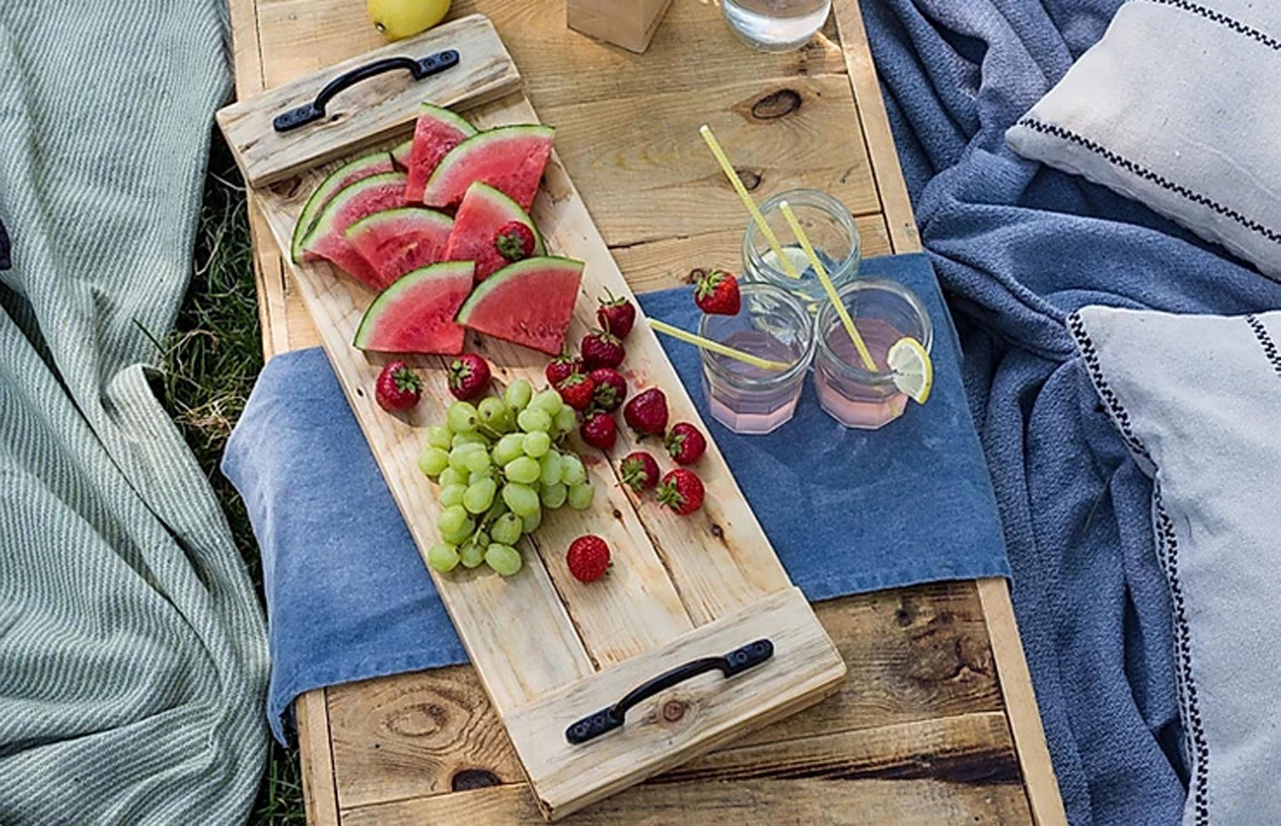 Make a serving tray
