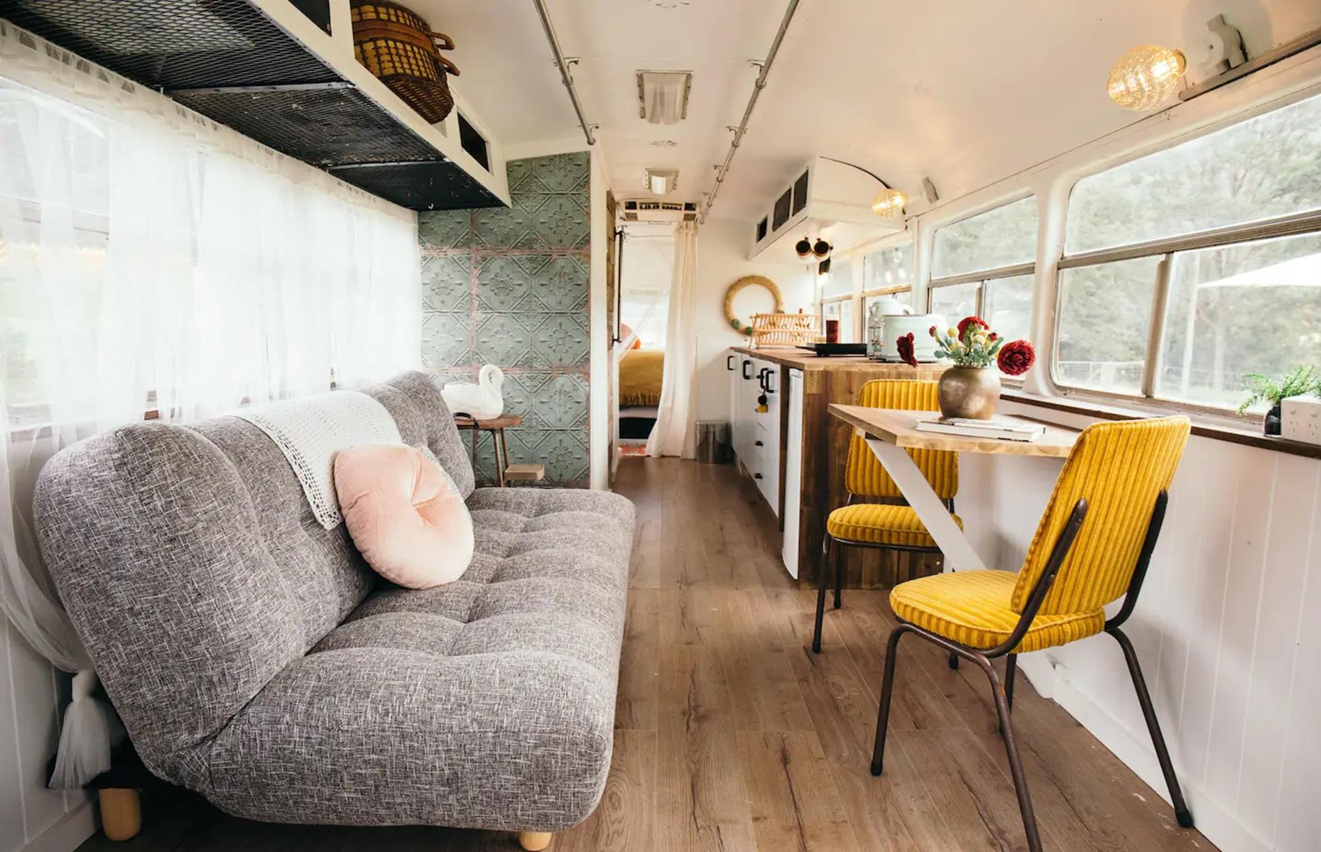 Converted 1976 Bedford bus, New South Wales, Australia