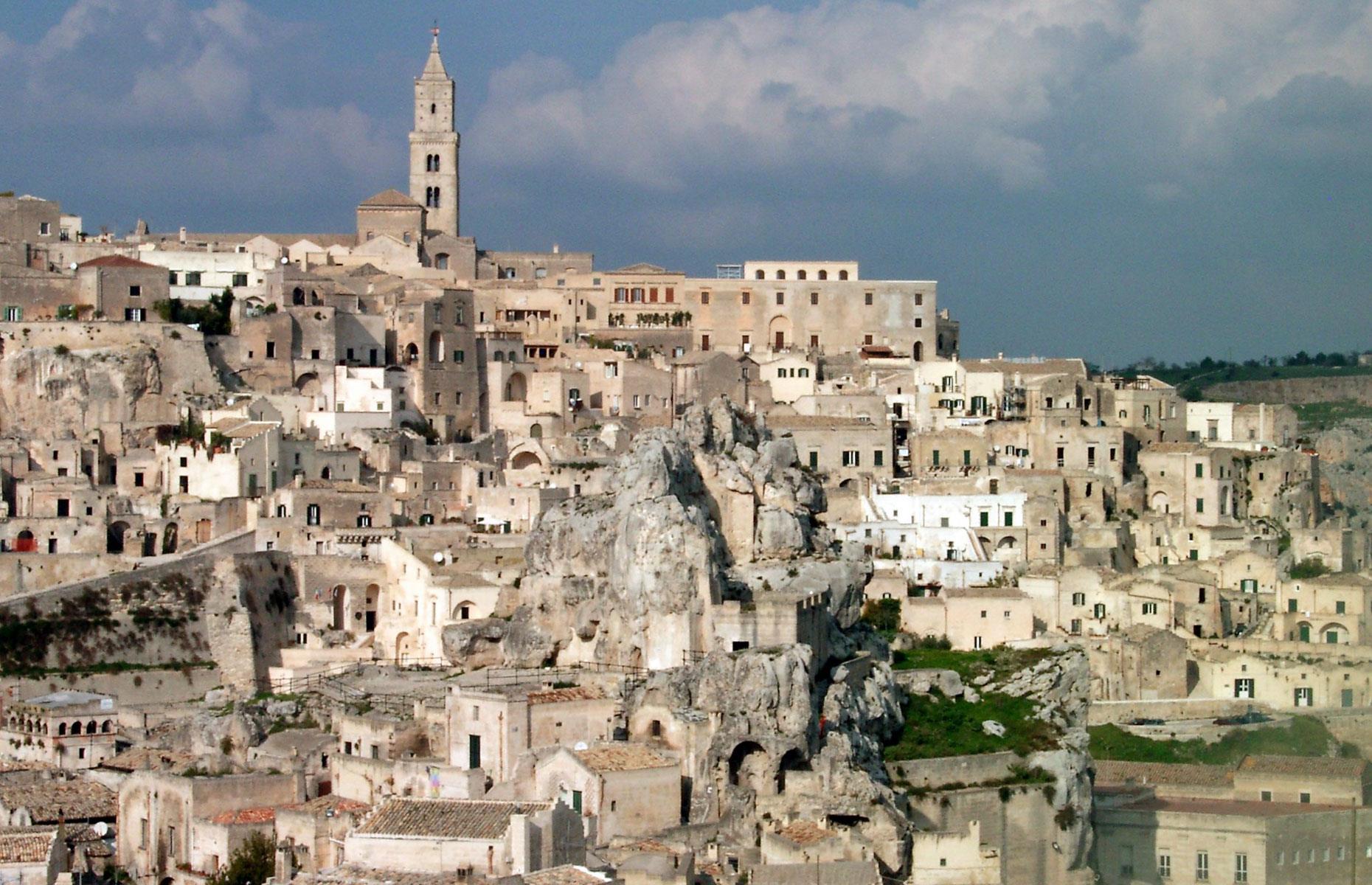 Höhlenhäuser von Sassi di Matera, Basilicata, Italien