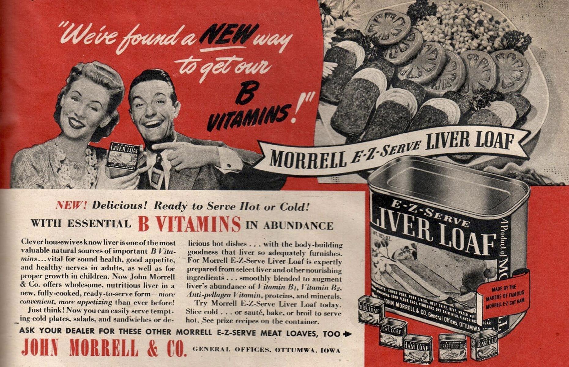 1940s: E-Z Serve Liver Loaf