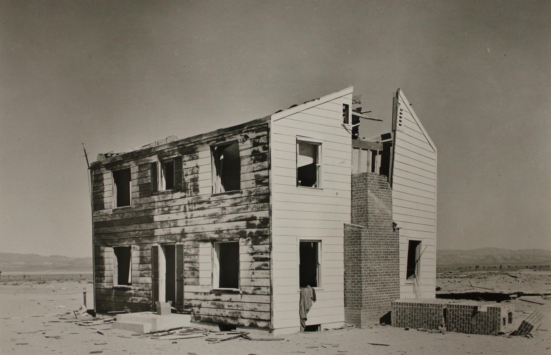 The aftermath of the nuclear test