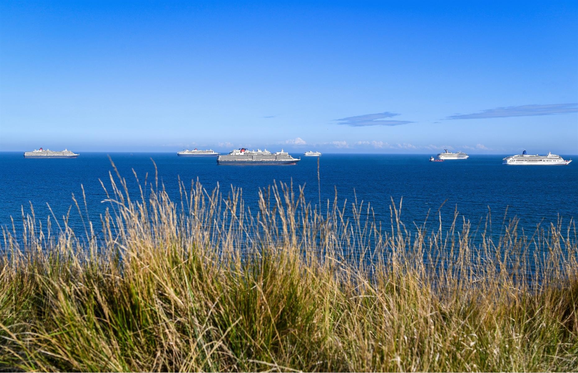 'Ghost' cruise ships floating empty...