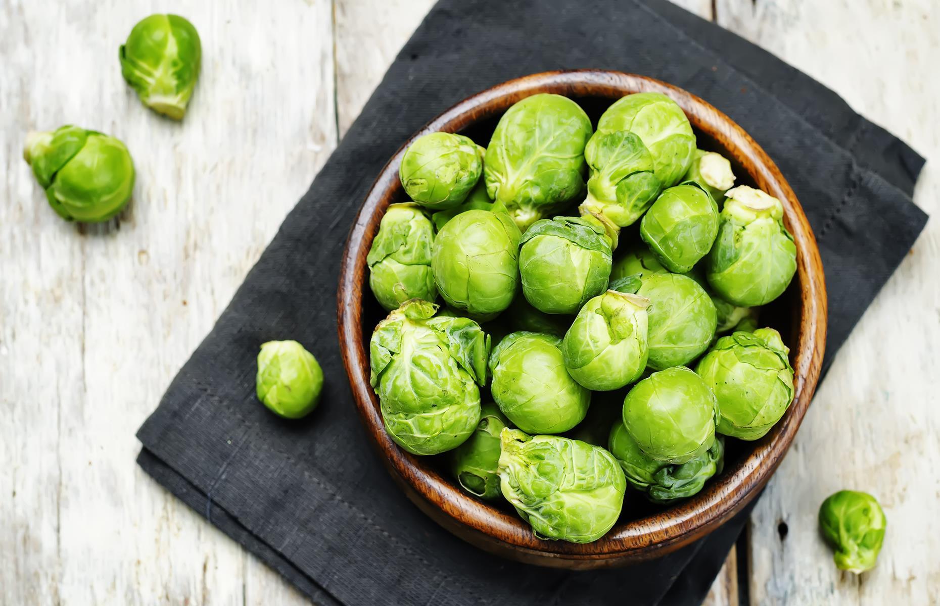 Cabbage and Brussels sprouts