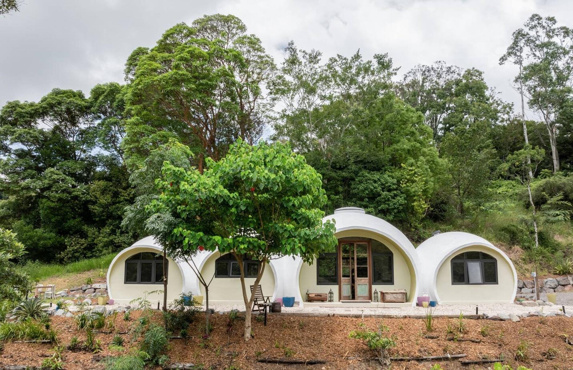 Hand-sculpted dome home, Sunshine Coast Region, Queensland