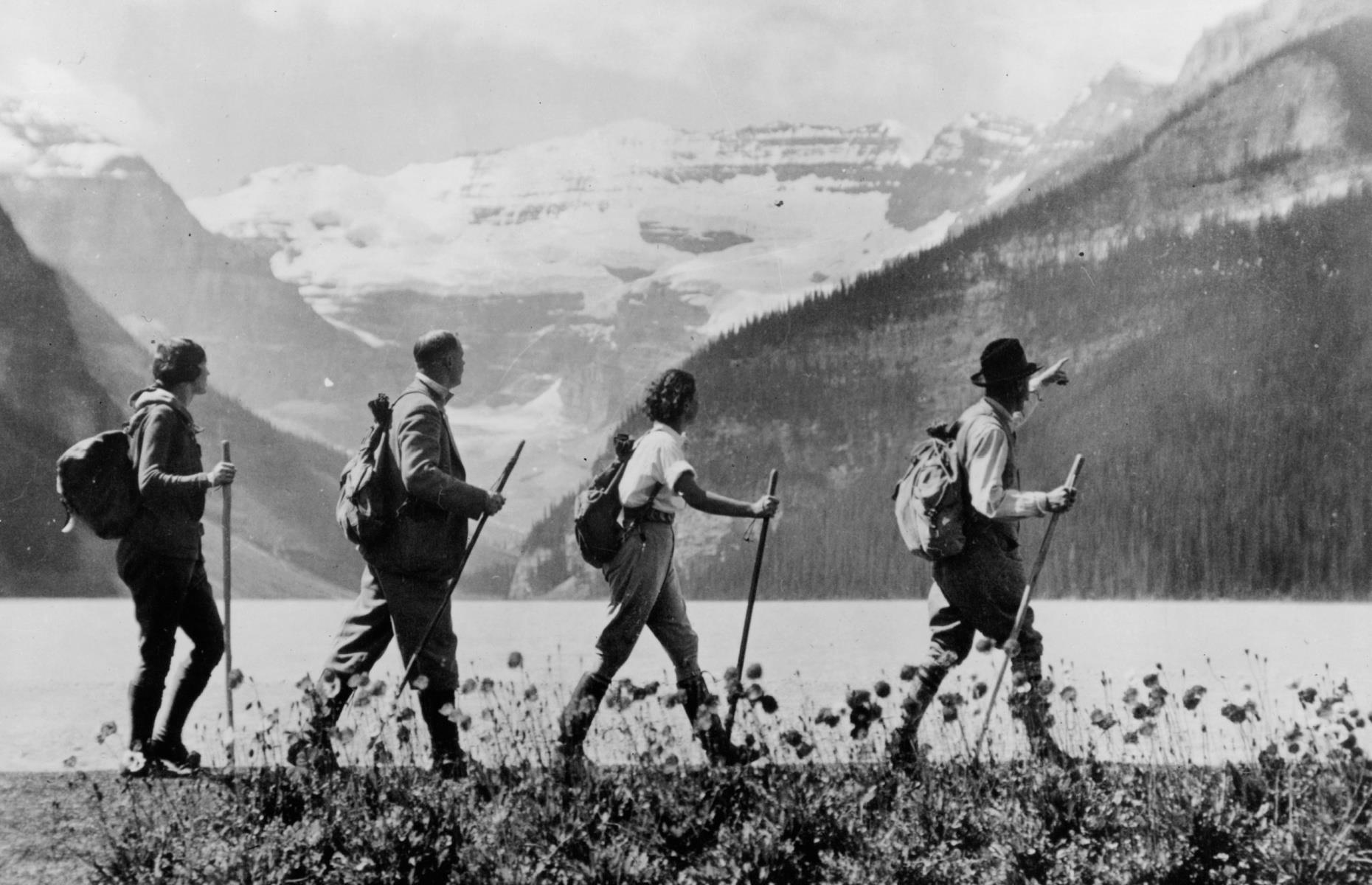 Then: Lake Louise, Alberta
