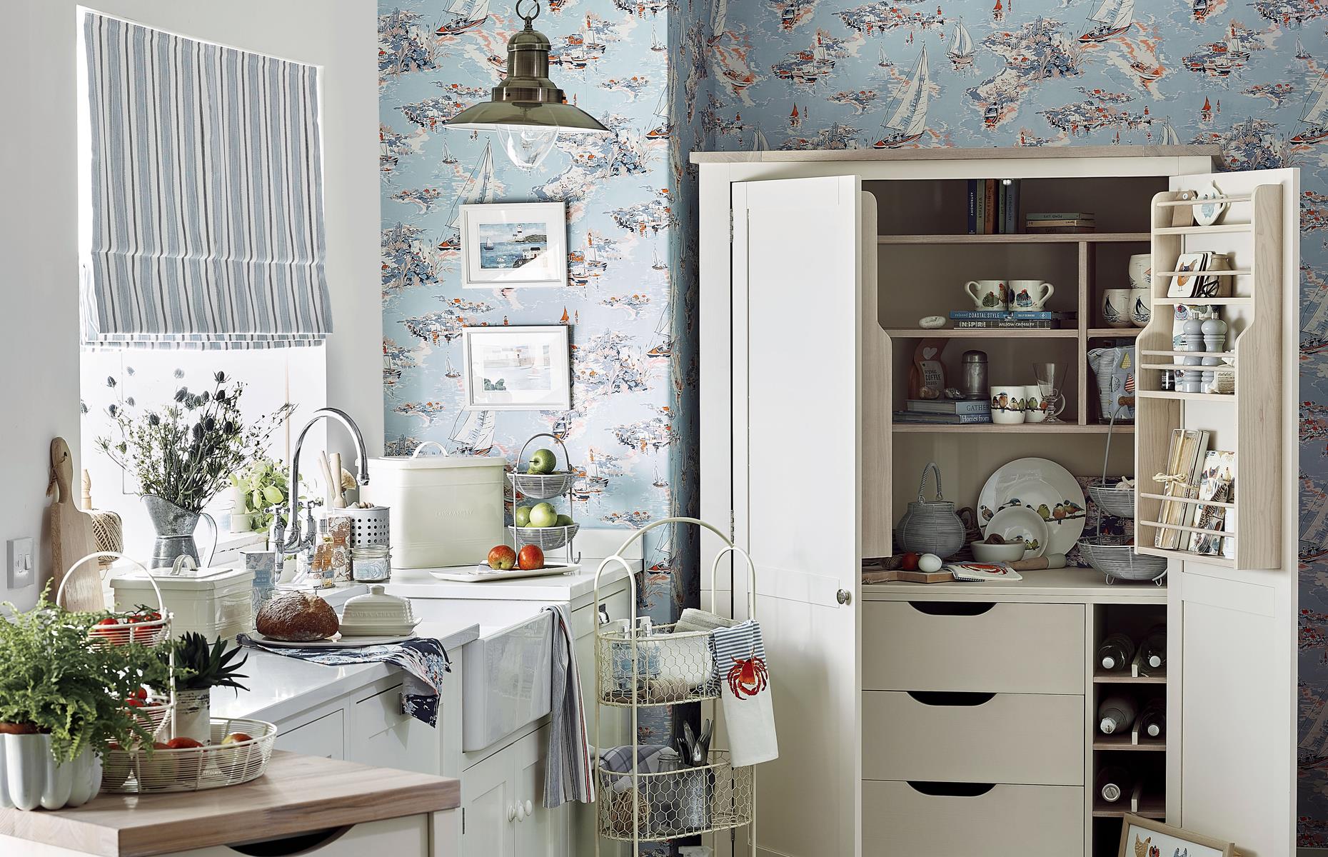 Create whimsy with wallpaper