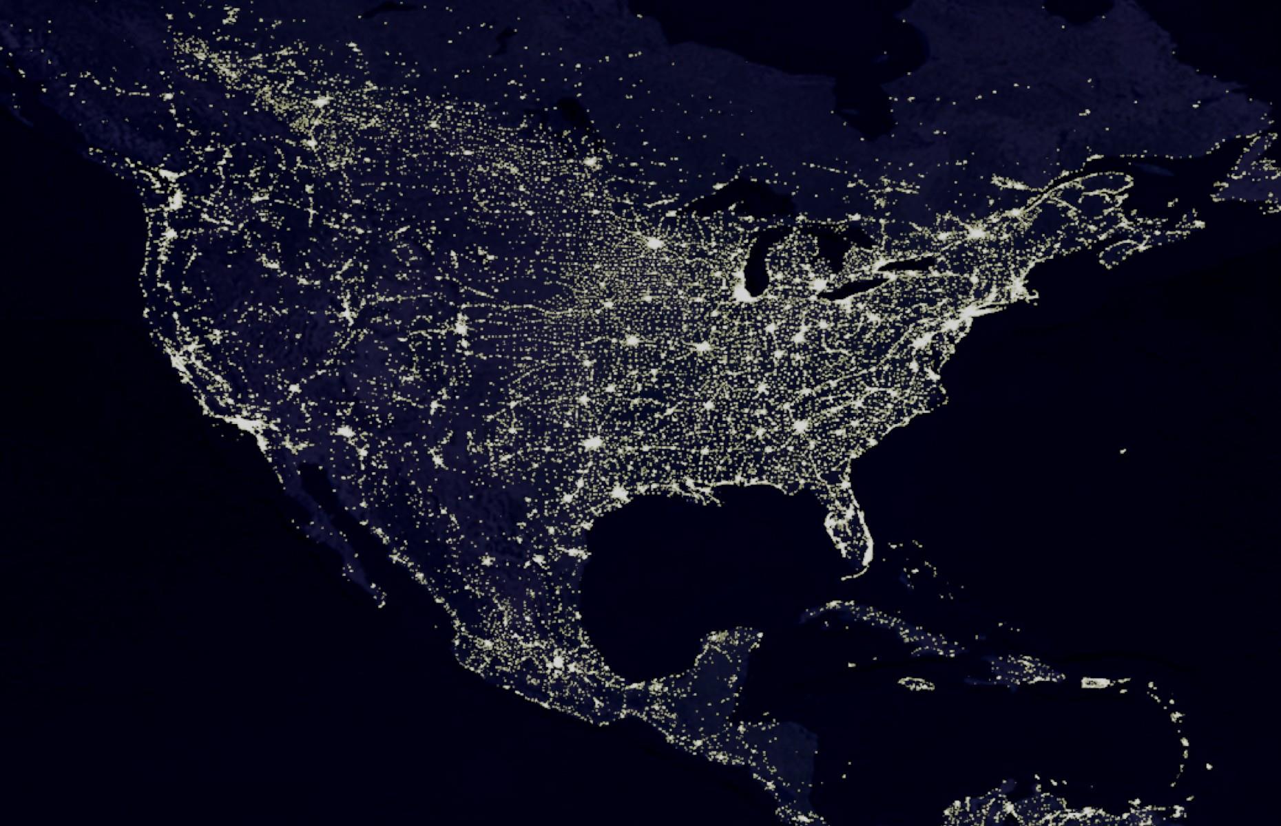Bright lights of America