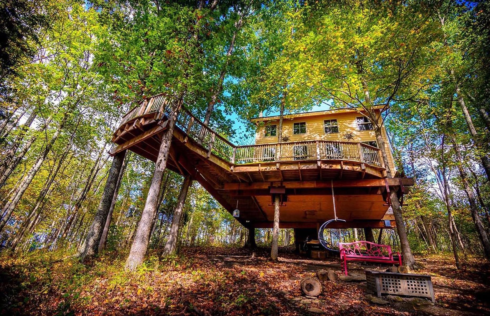 Off-grid treehouse, Germantown, Kentucky