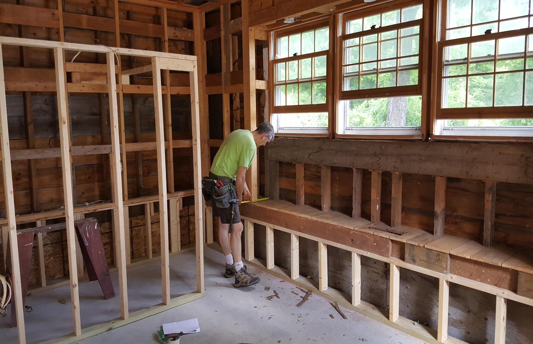 Framing the walls