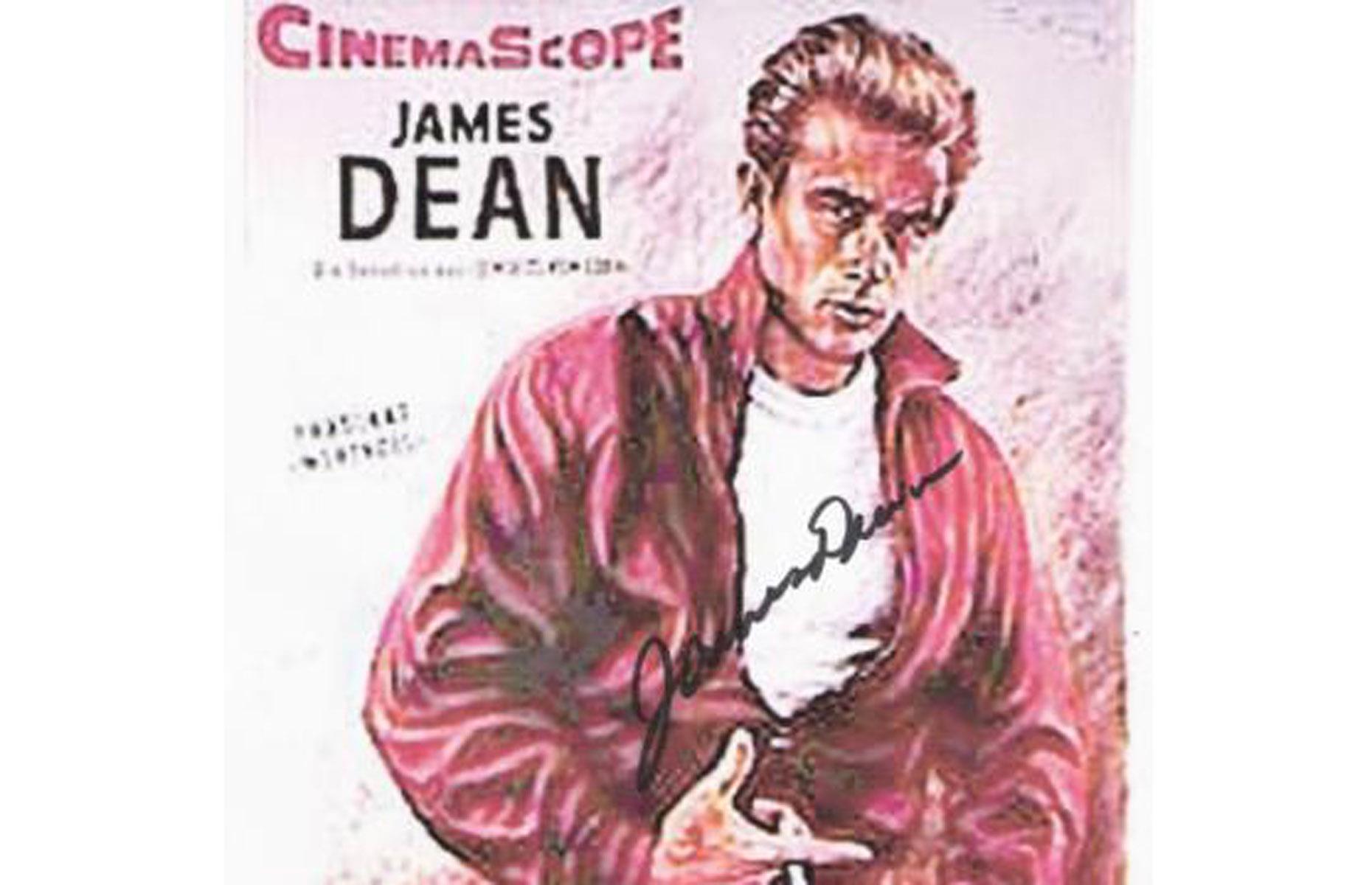 Identifying fake James Dean autographs