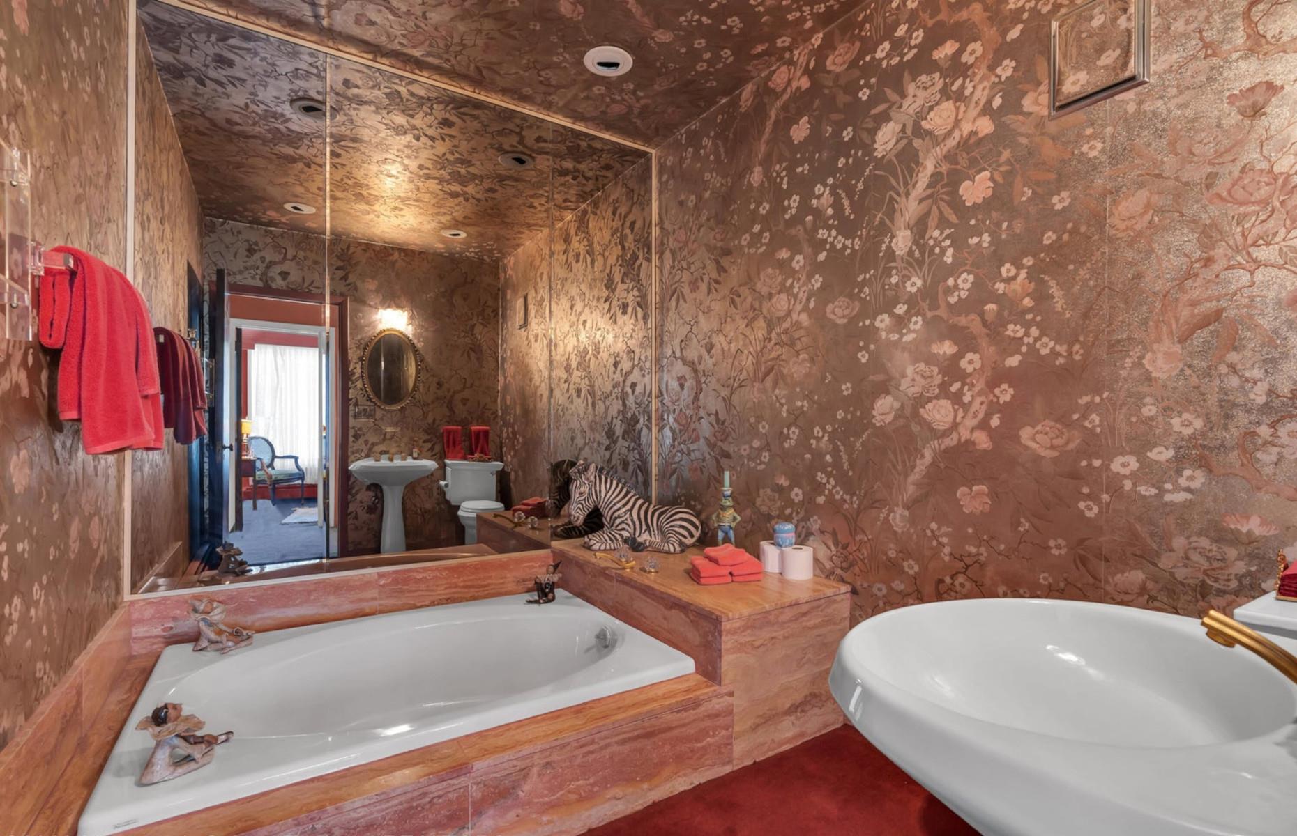 Plush powder room 