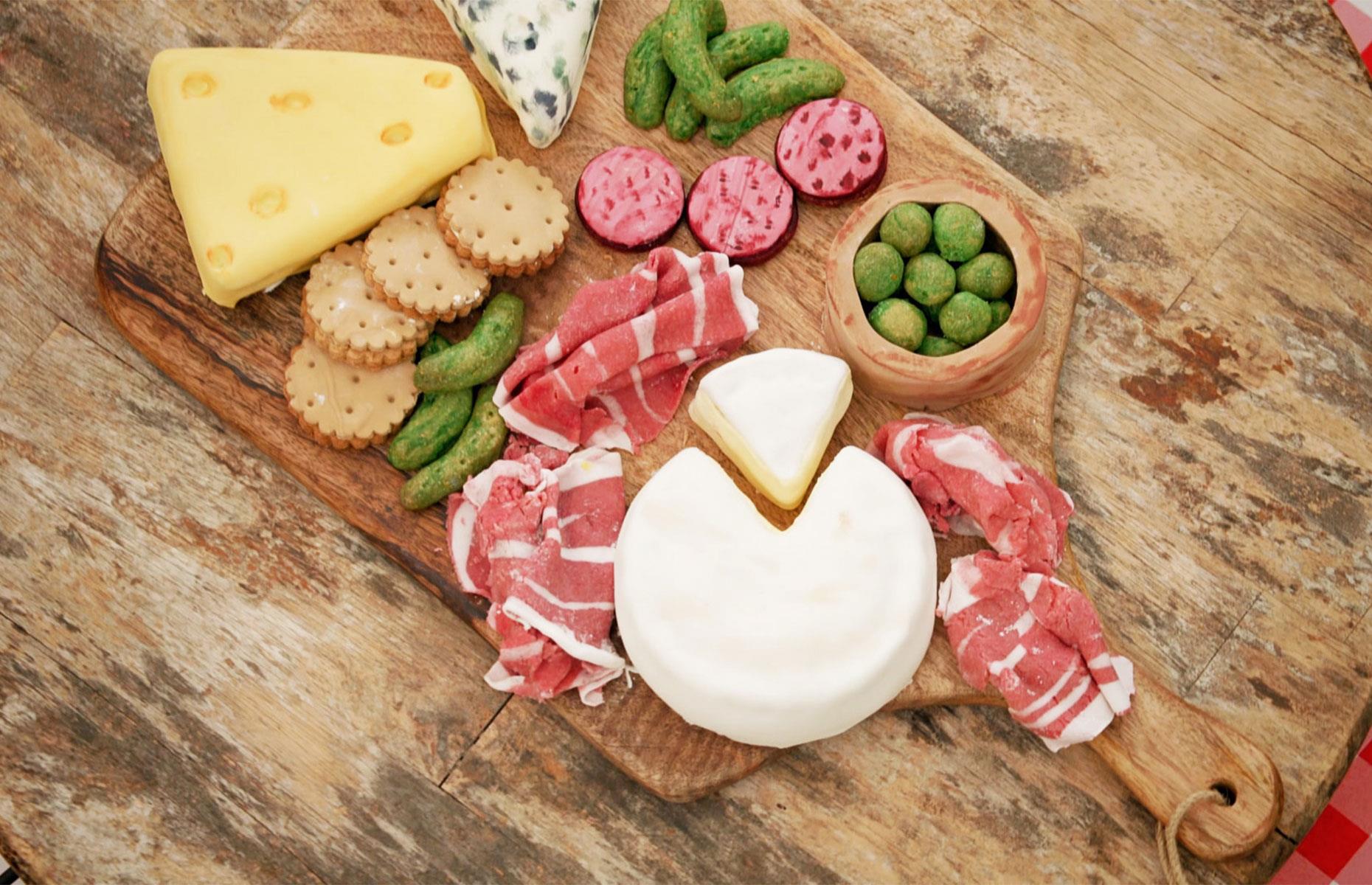 27. Cristy Sharp’s charcuterie board biscuit illusion, 2023