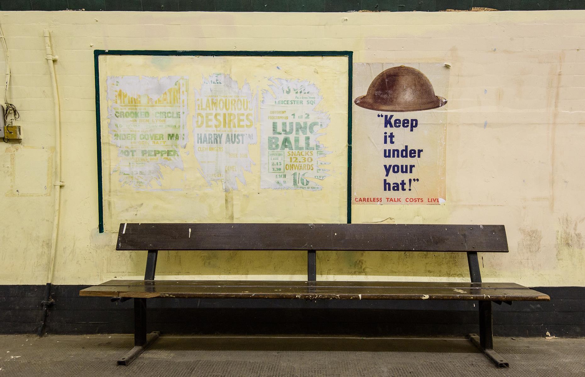 Aldwych tube station, London, England, UK