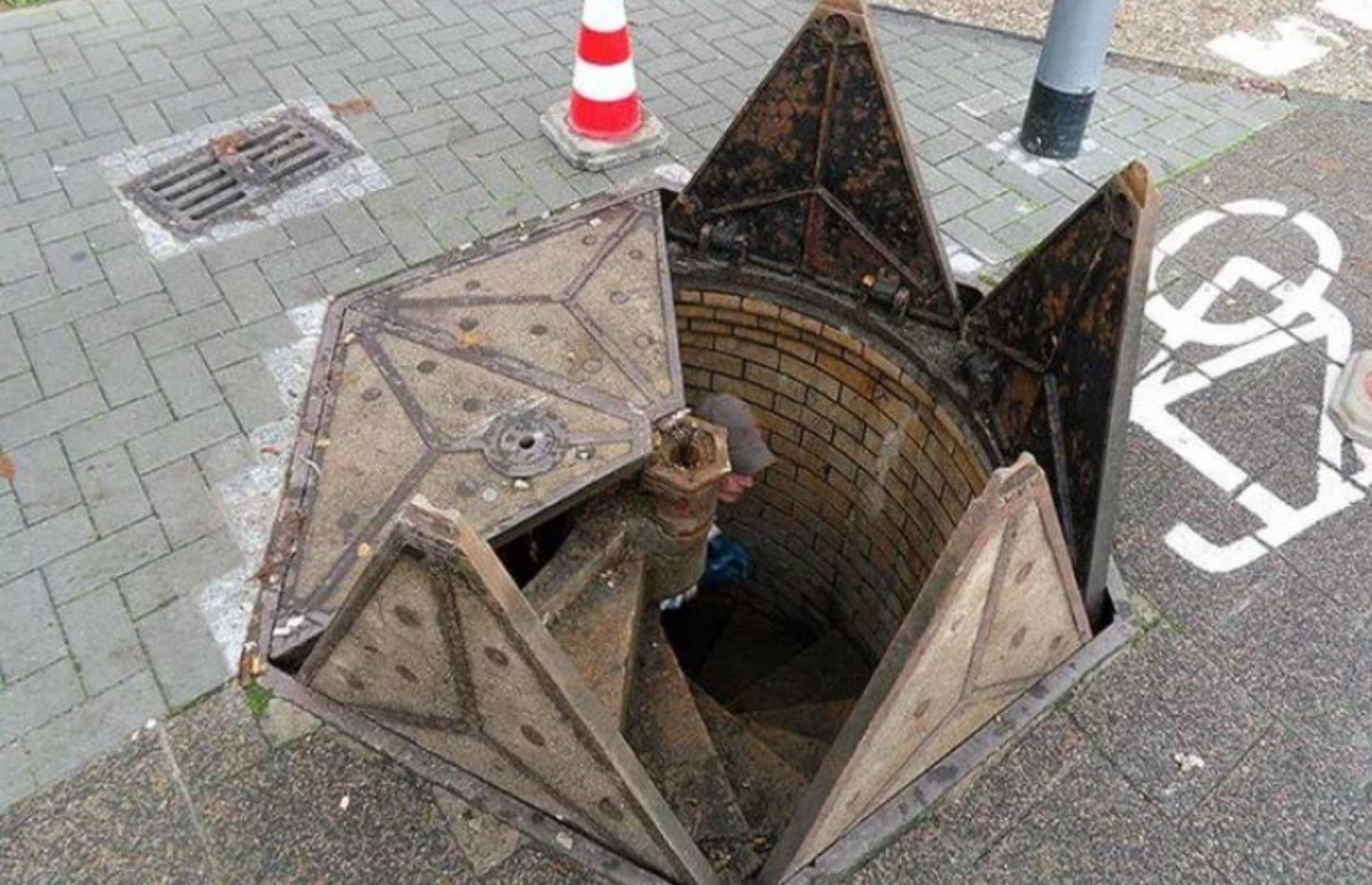 Gully, Wiesbaden, Deutschland