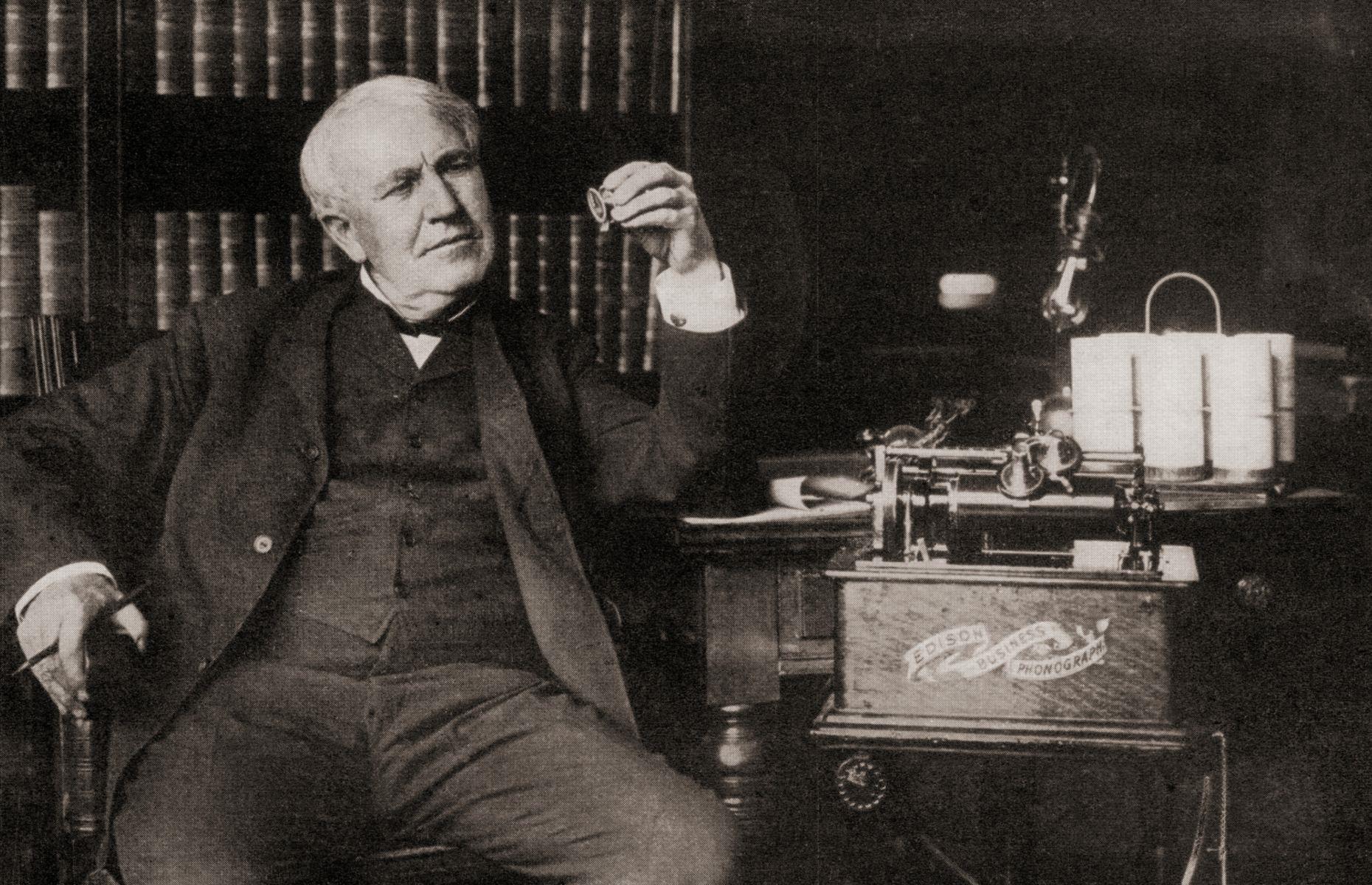 Thomas Edison invented the lightbulb