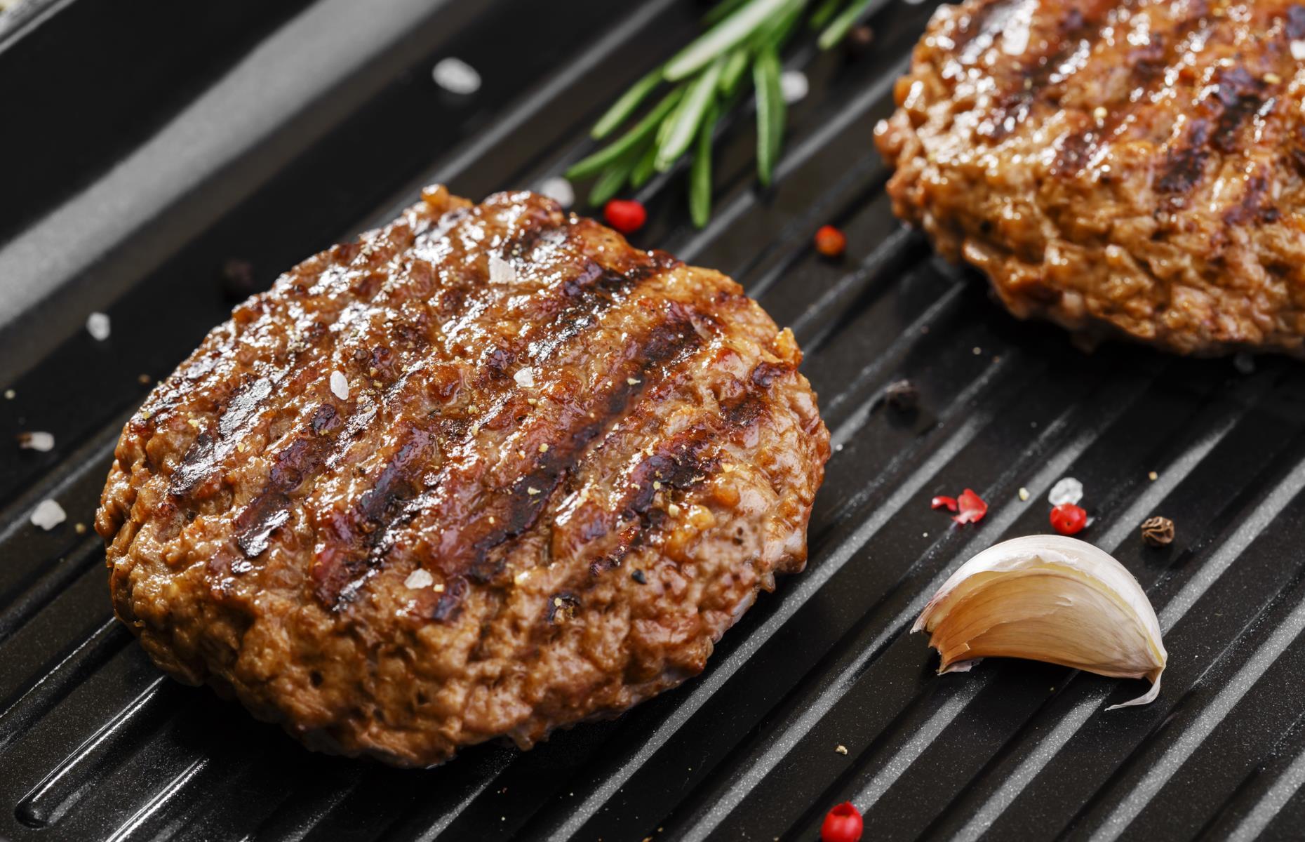 Only flip burgers once for perfect char marks