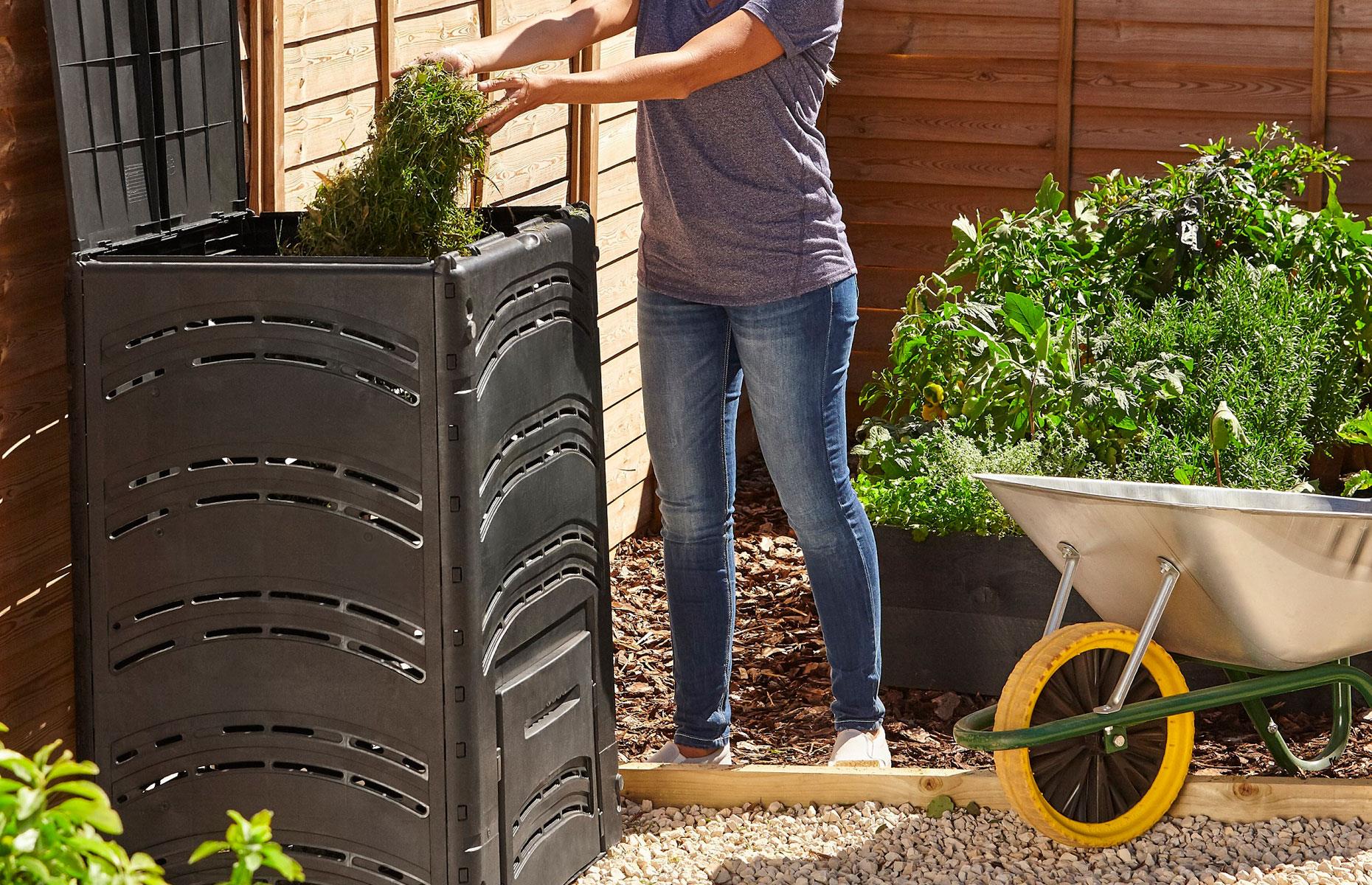 Keep a compost drum in the yard