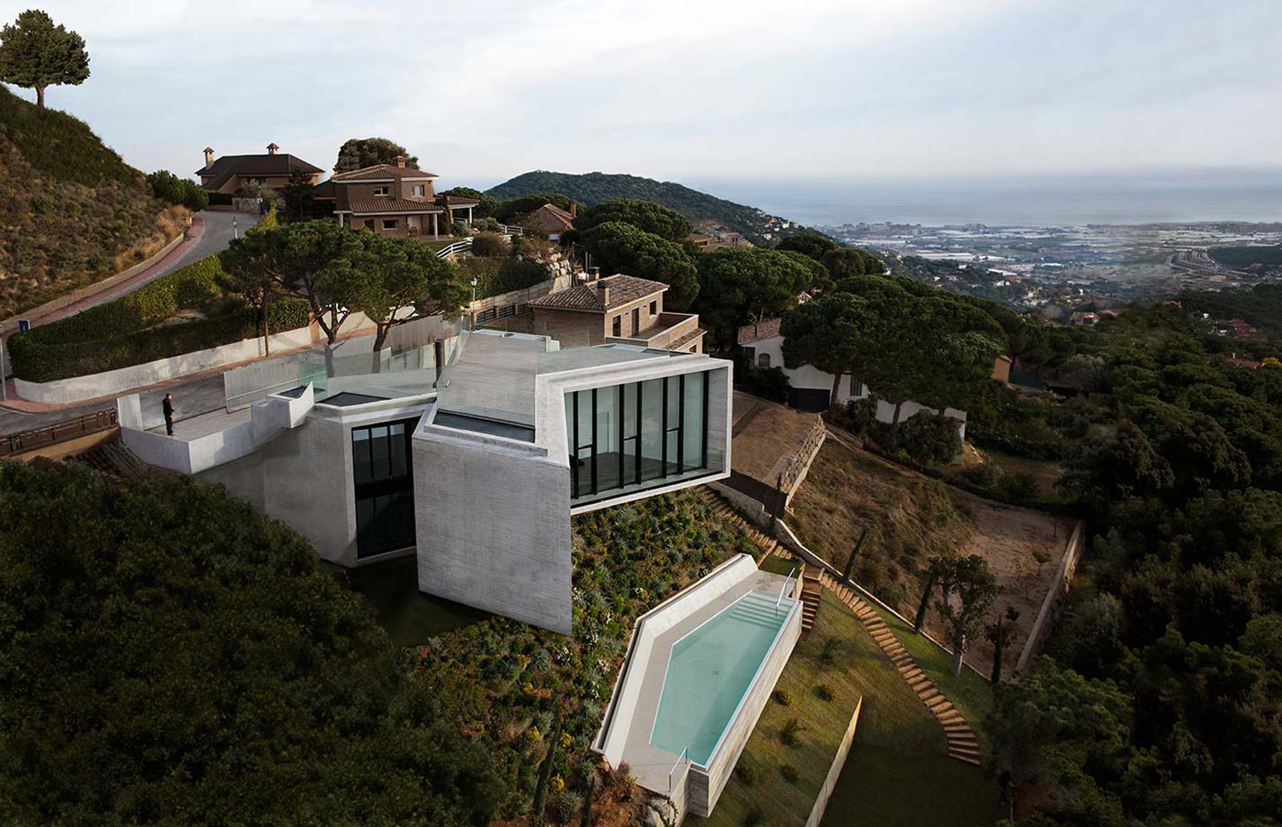 Casa X, Cabrils, Barcelona, Spanien