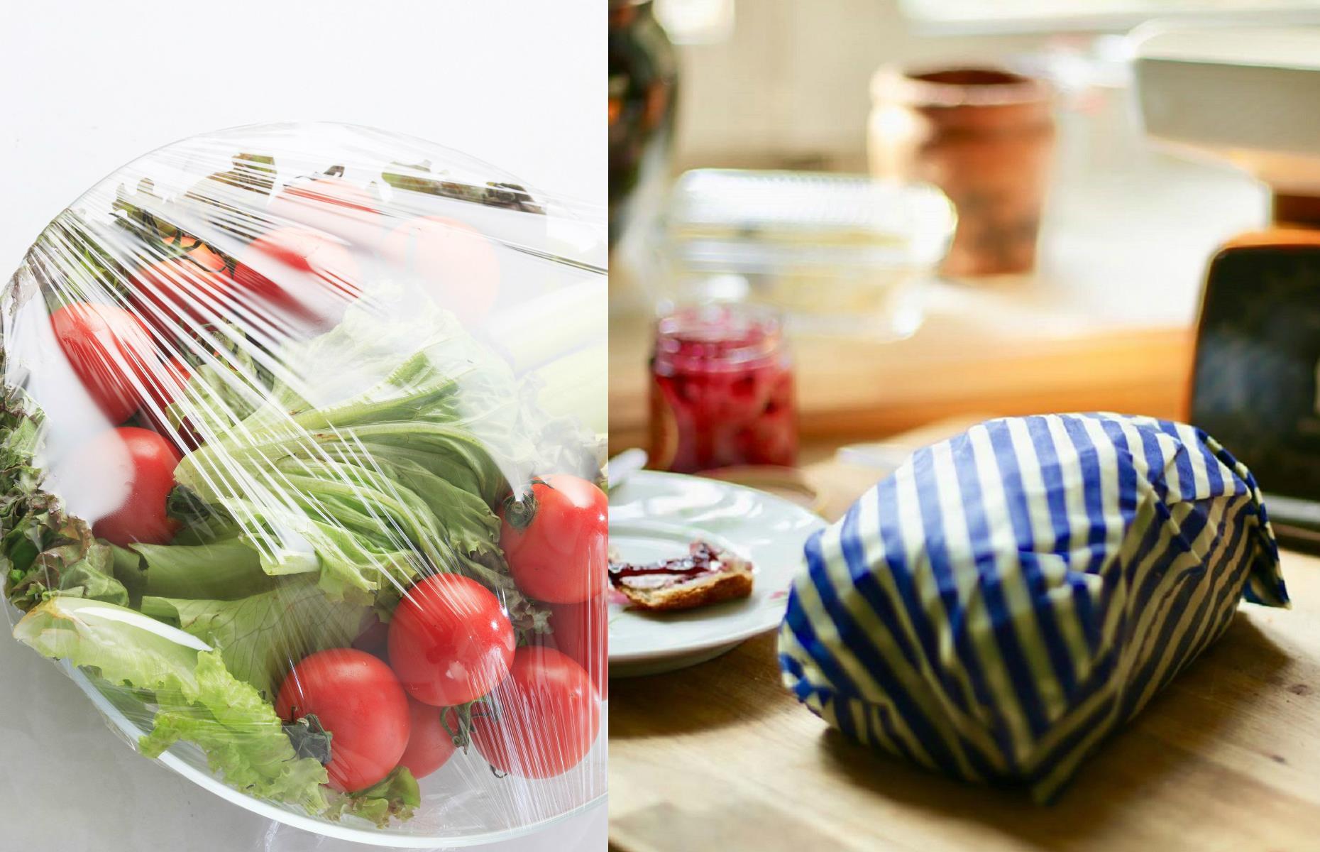 Swap clingfilm for reusable beeswax wraps 