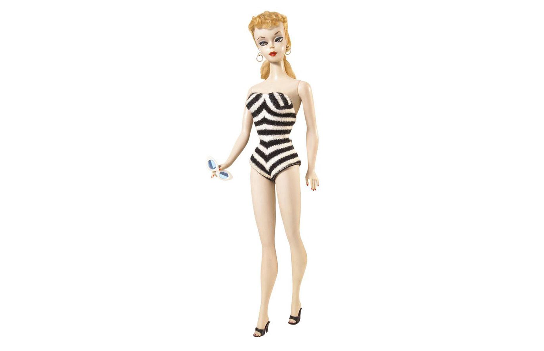 1959 – First Edition Barbie: $28,000 (£20.7k)