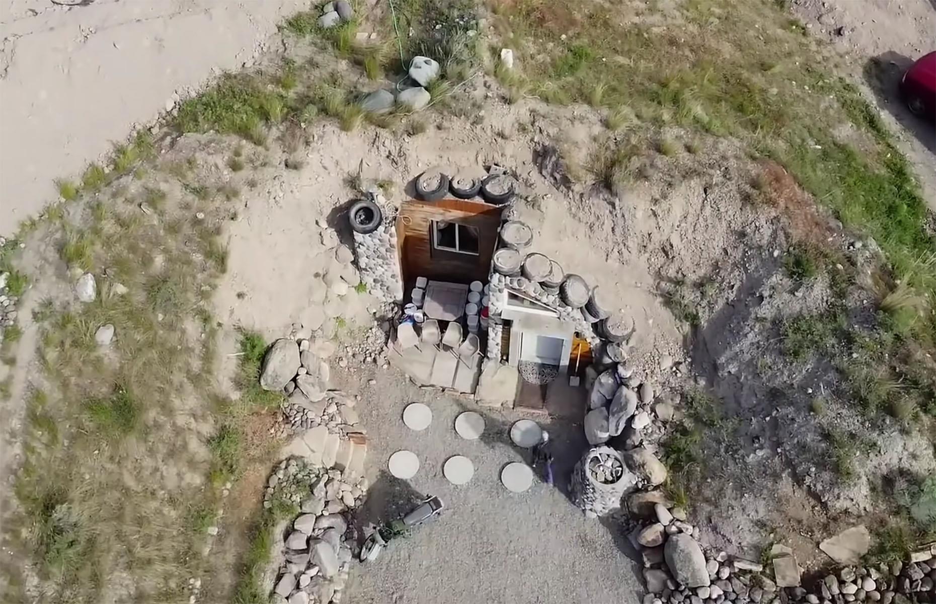 Partially-hidden home