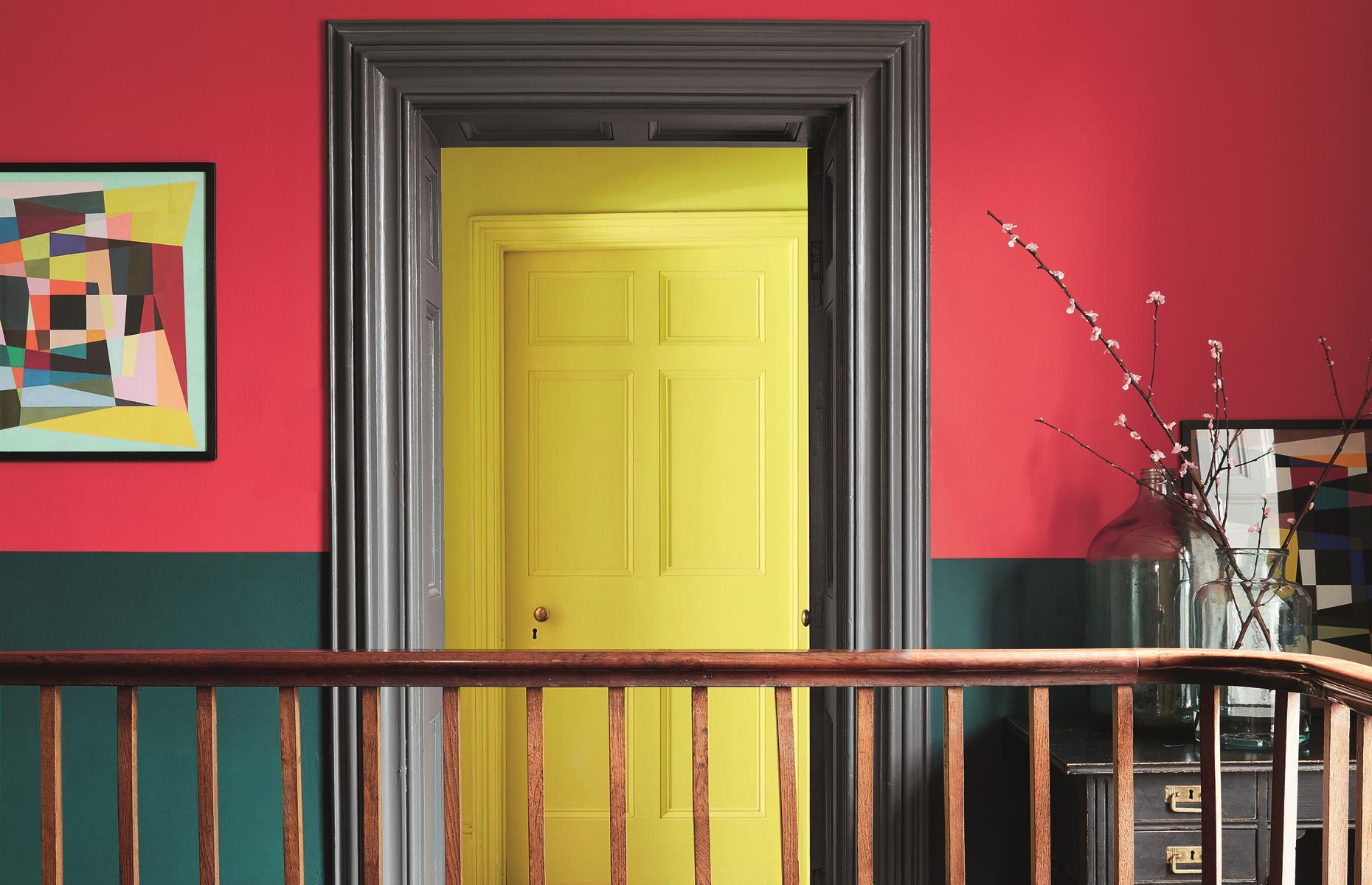 Paint a door or a frame