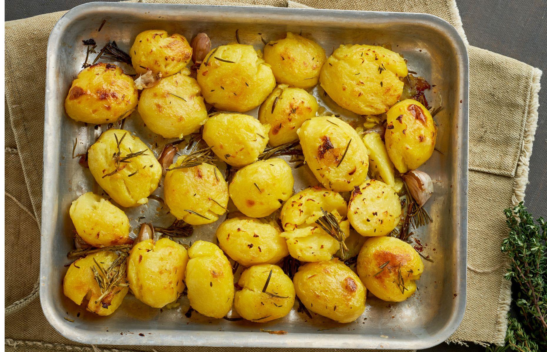 24. Give smashed potatoes a go