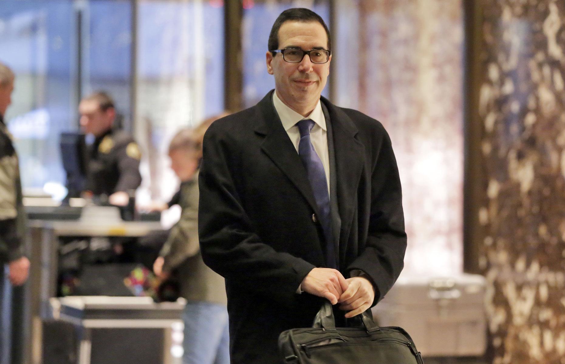 Steven Mnuchin – Incoming US Secretary of the Treasury