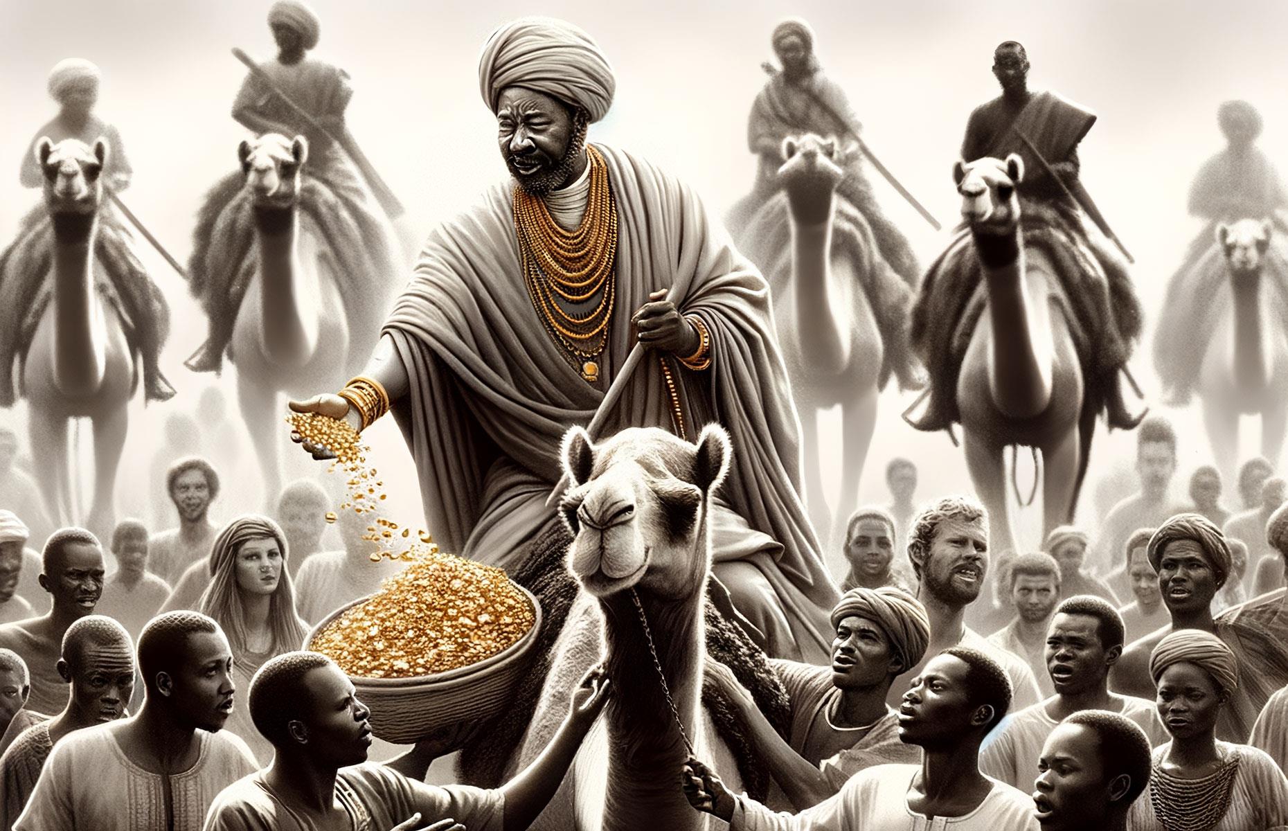 Mansa Musa's boundless generosity en route