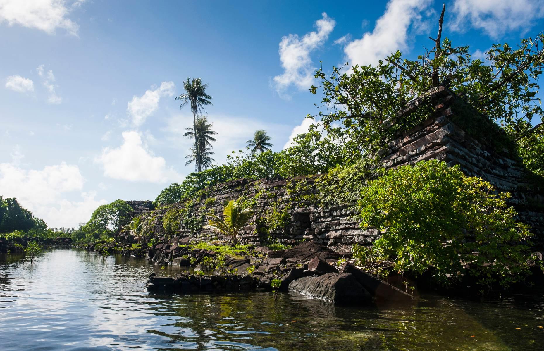 Nan Madol canals, Pohnpei, Federated States of Micronesia