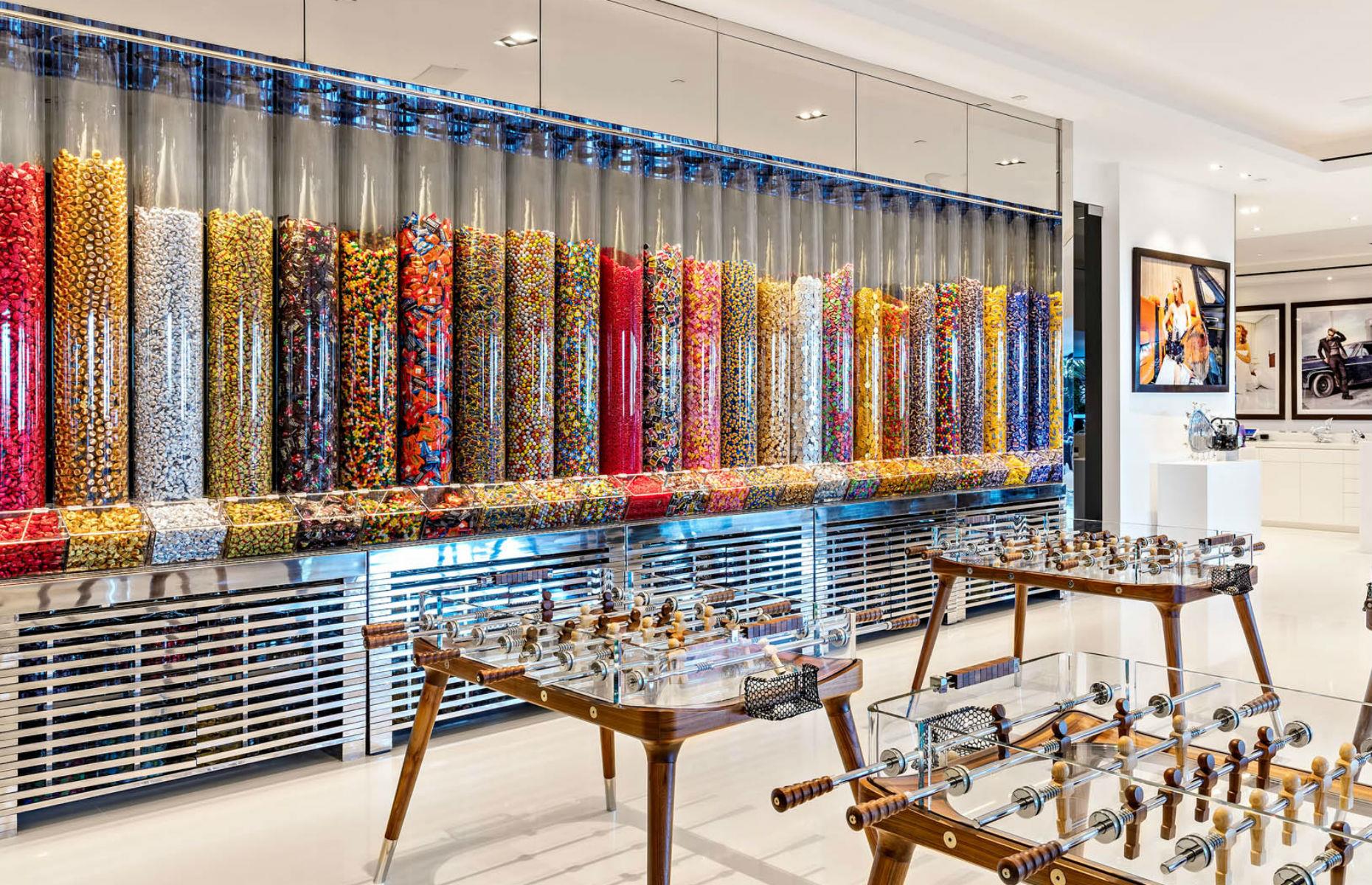 A wall of candy