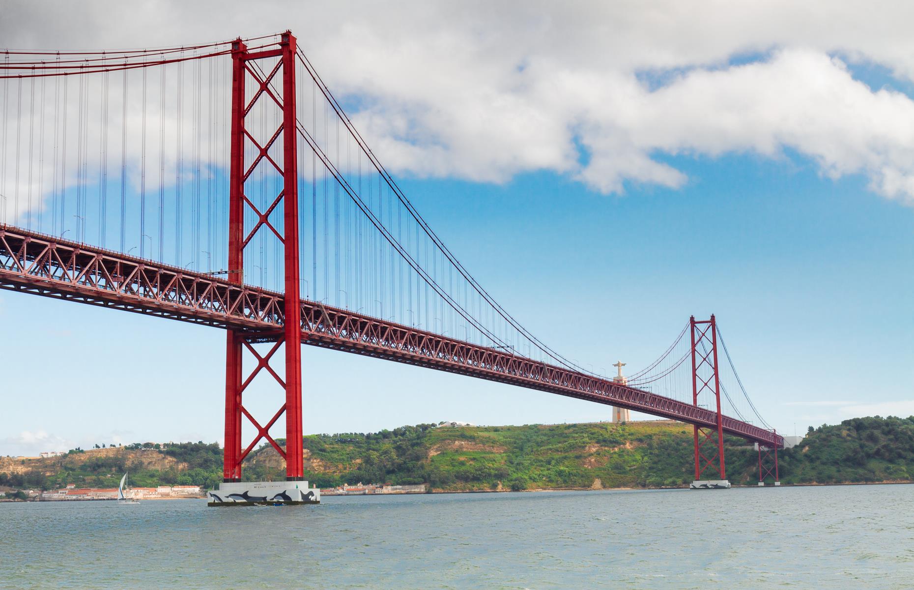 25 de Abril Bridge, Lisbon, Portugal 